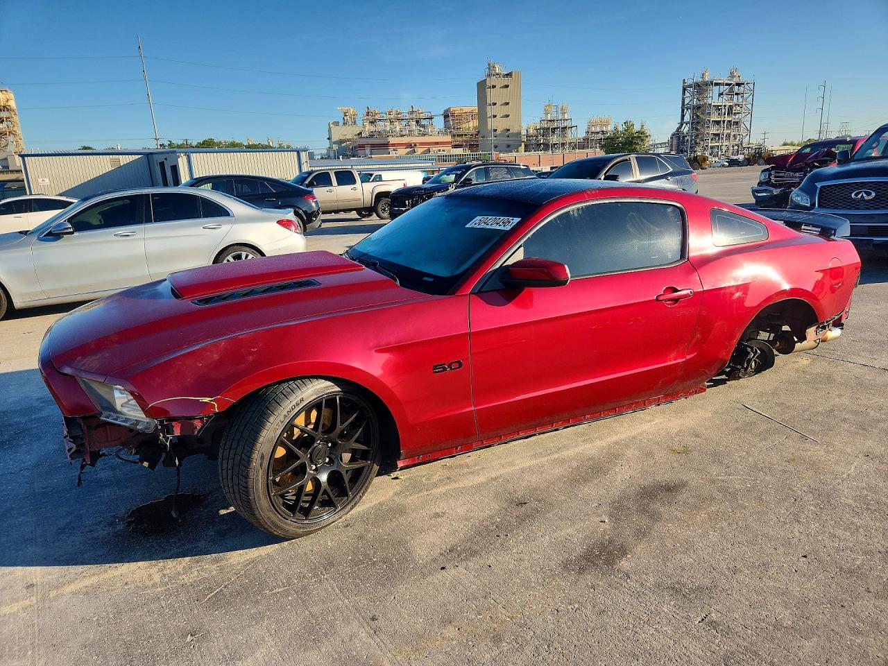 2014 Ford Mustang Gt Burgundy vin: 1ZVBP8CF5E5214458