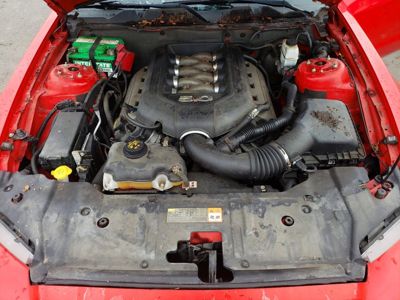 2014 Ford Mustang Gt Красный vin: 1ZVBP8CF5E5232944