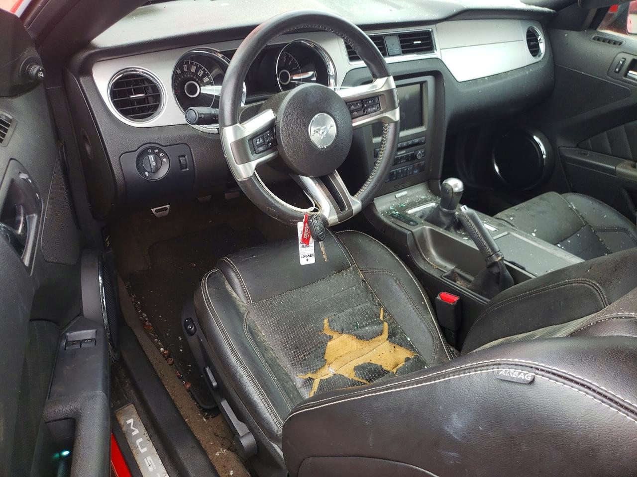 2014 Ford Mustang Gt Красный vin: 1ZVBP8CF5E5232944