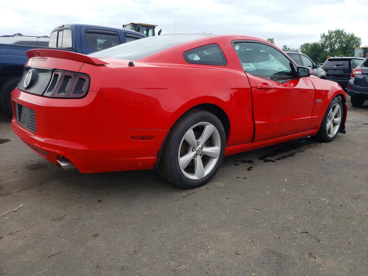 2014 Ford Mustang Gt Красный vin: 1ZVBP8CF5E5232944