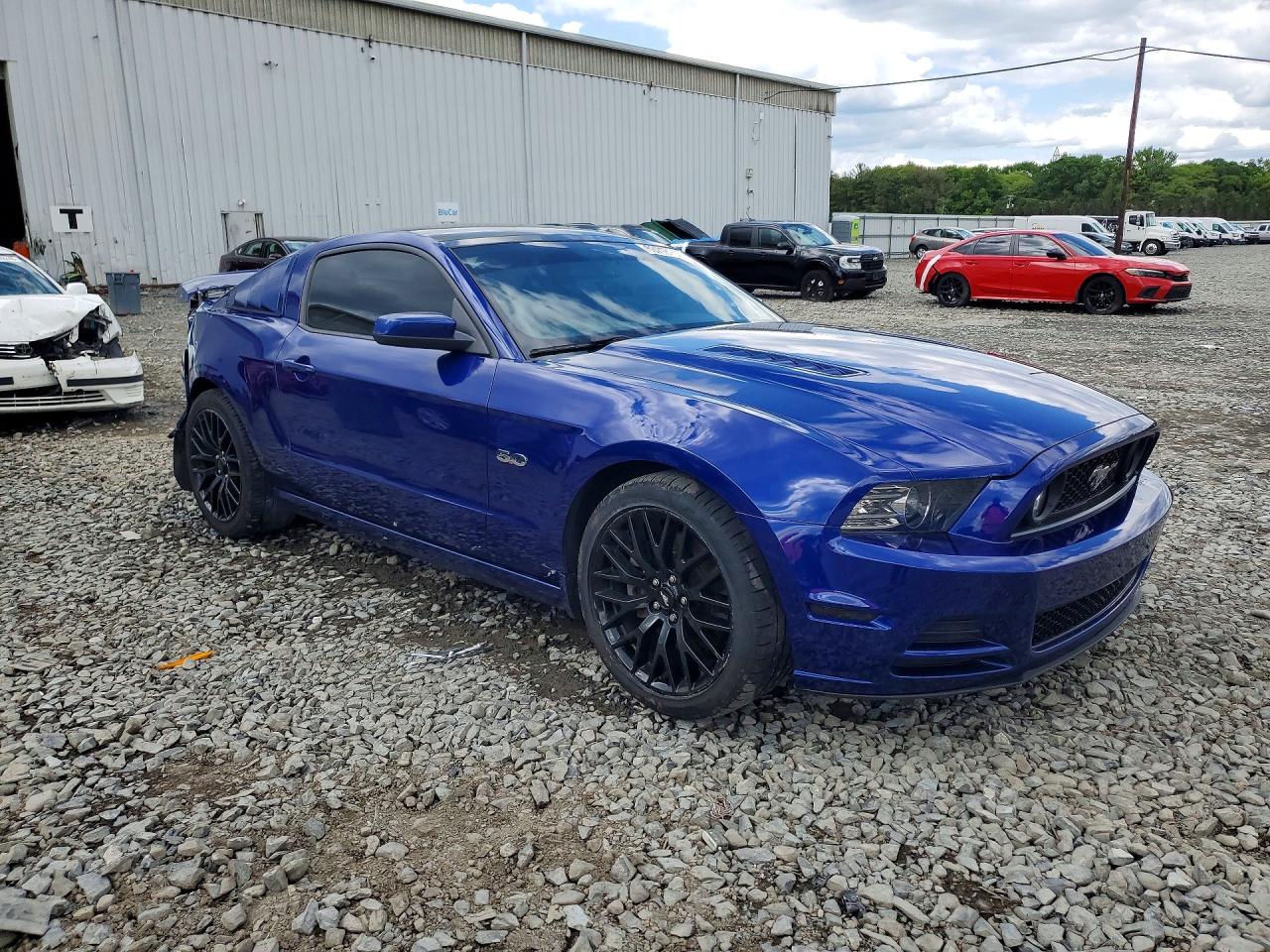 2014 Ford Mustang Gt Blue vin: 1ZVBP8CF5E5251736