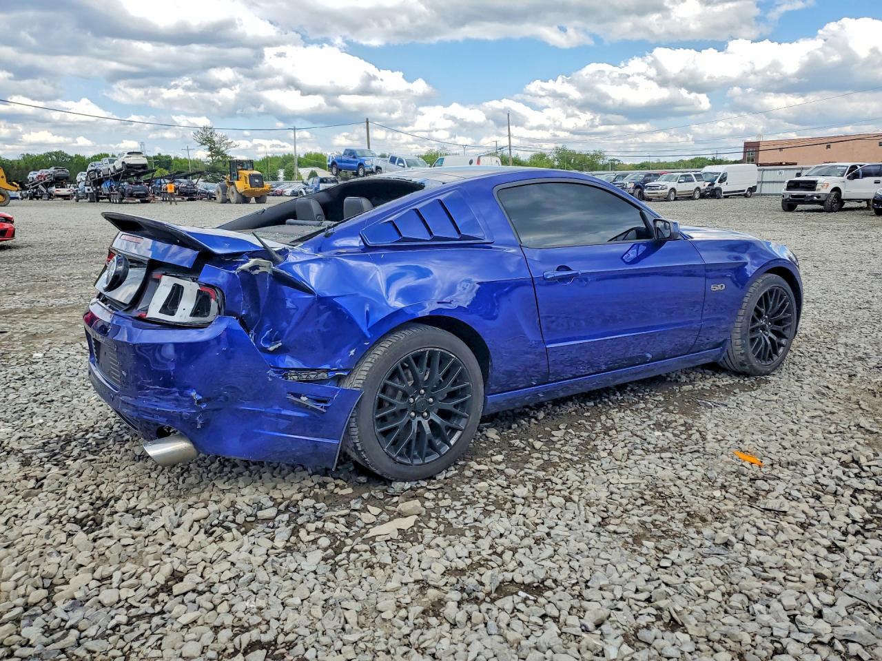2014 Ford Mustang Gt Blue vin: 1ZVBP8CF5E5251736