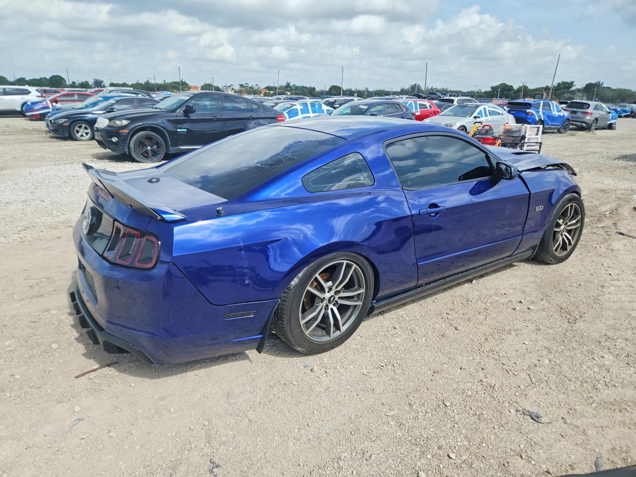 2014 Ford Mustang Gt Blue vin: 1ZVBP8CF5E5259917