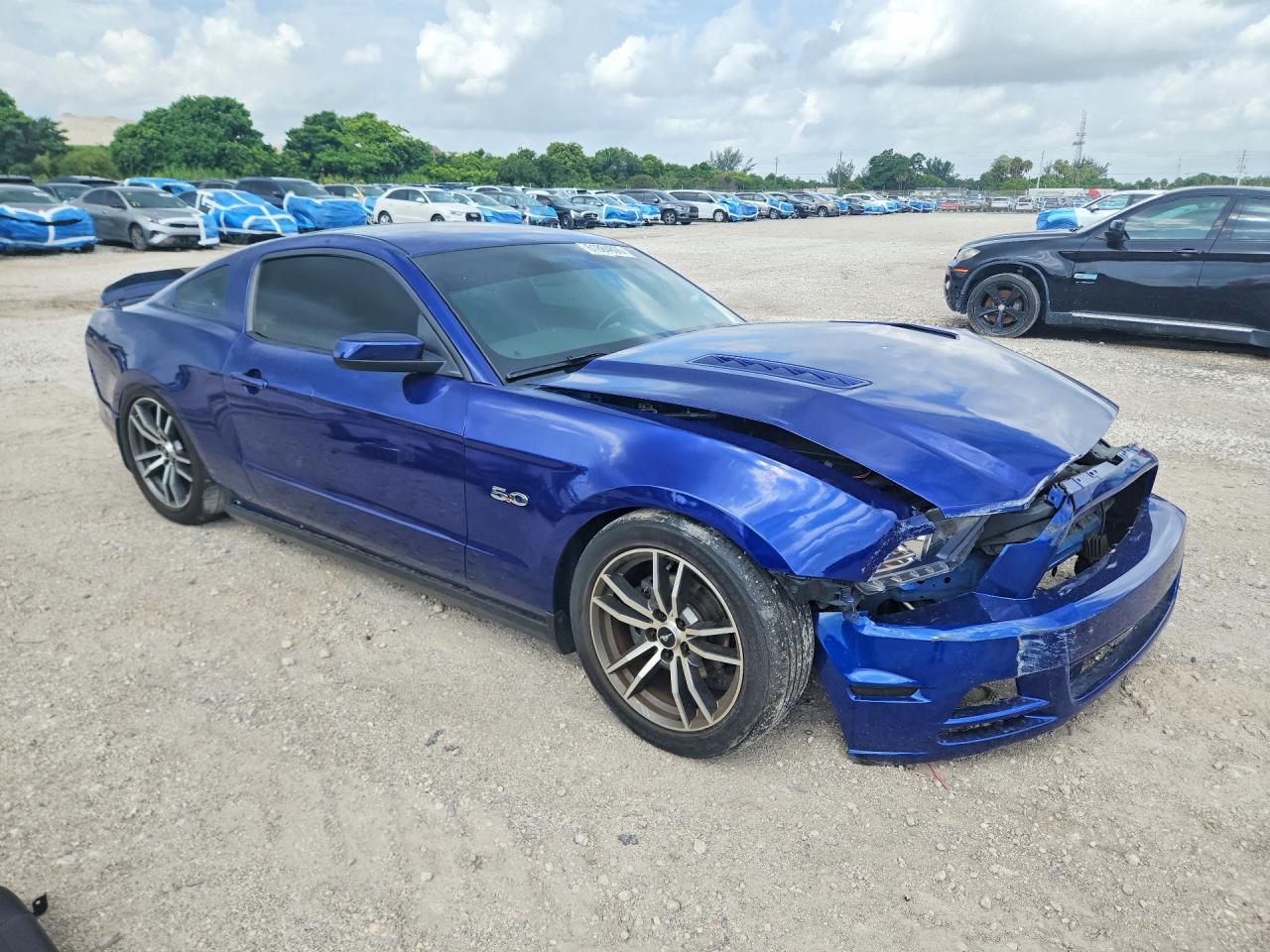 2014 Ford Mustang Gt Blue vin: 1ZVBP8CF5E5259917