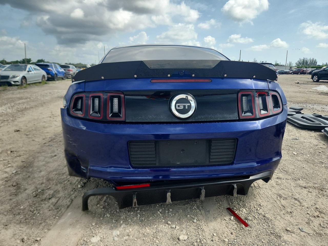 2014 Ford Mustang Gt Blue vin: 1ZVBP8CF5E5259917