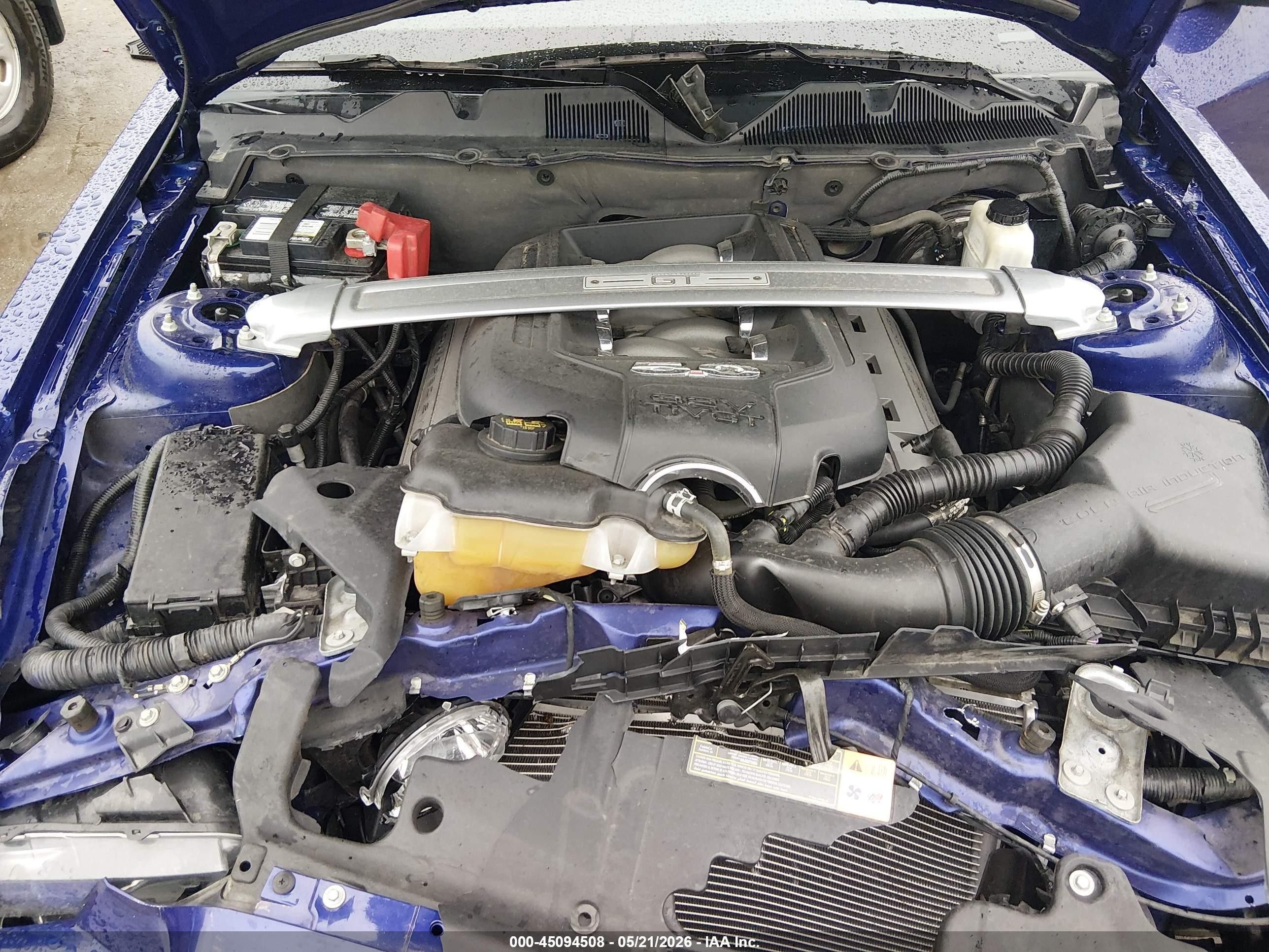 2014 Ford Mustang Gt Premium Blue vin: 1ZVBP8CF5E5306363
