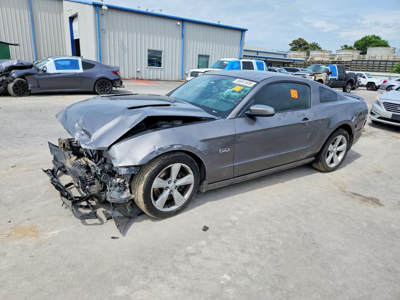 2014 Ford Mustang Gt Gray vin: 1ZVBP8CF5E5316102