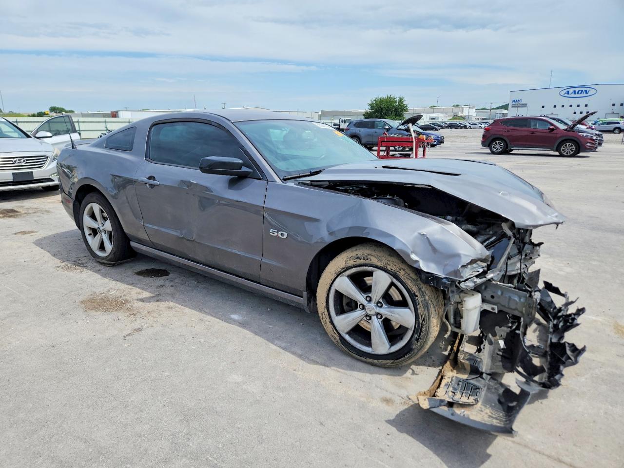 2014 Ford Mustang Gt Gray vin: 1ZVBP8CF5E5316102