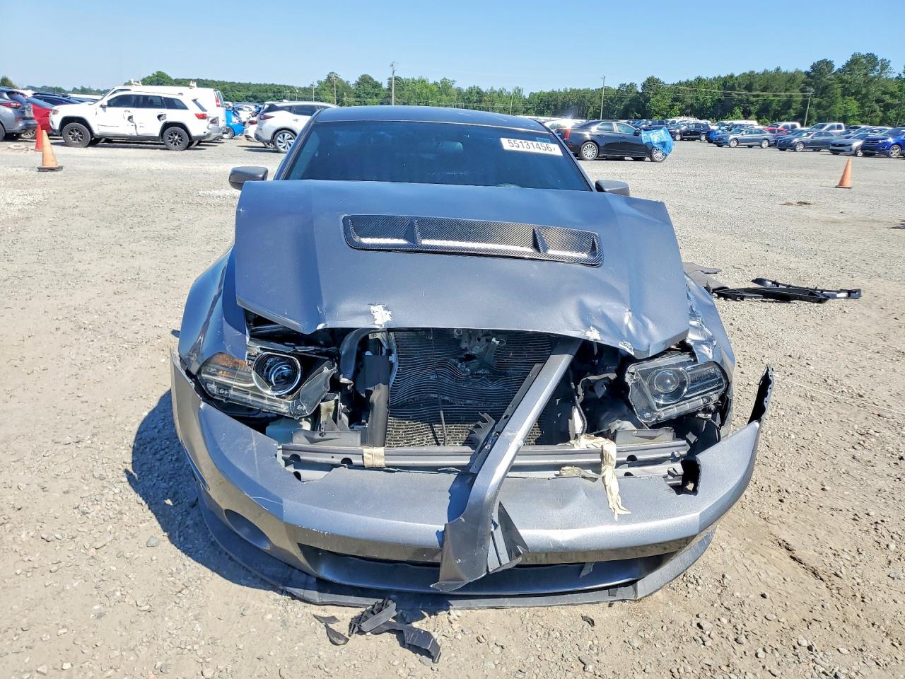 2014 Ford Mustang Gt Gray vin: 1ZVBP8CF5E5319243