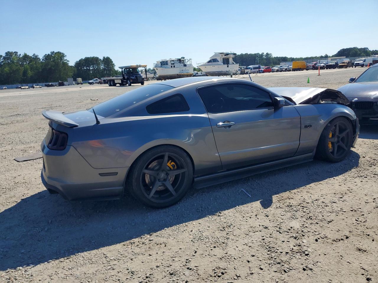 2014 Ford Mustang Gt Gray vin: 1ZVBP8CF5E5319243