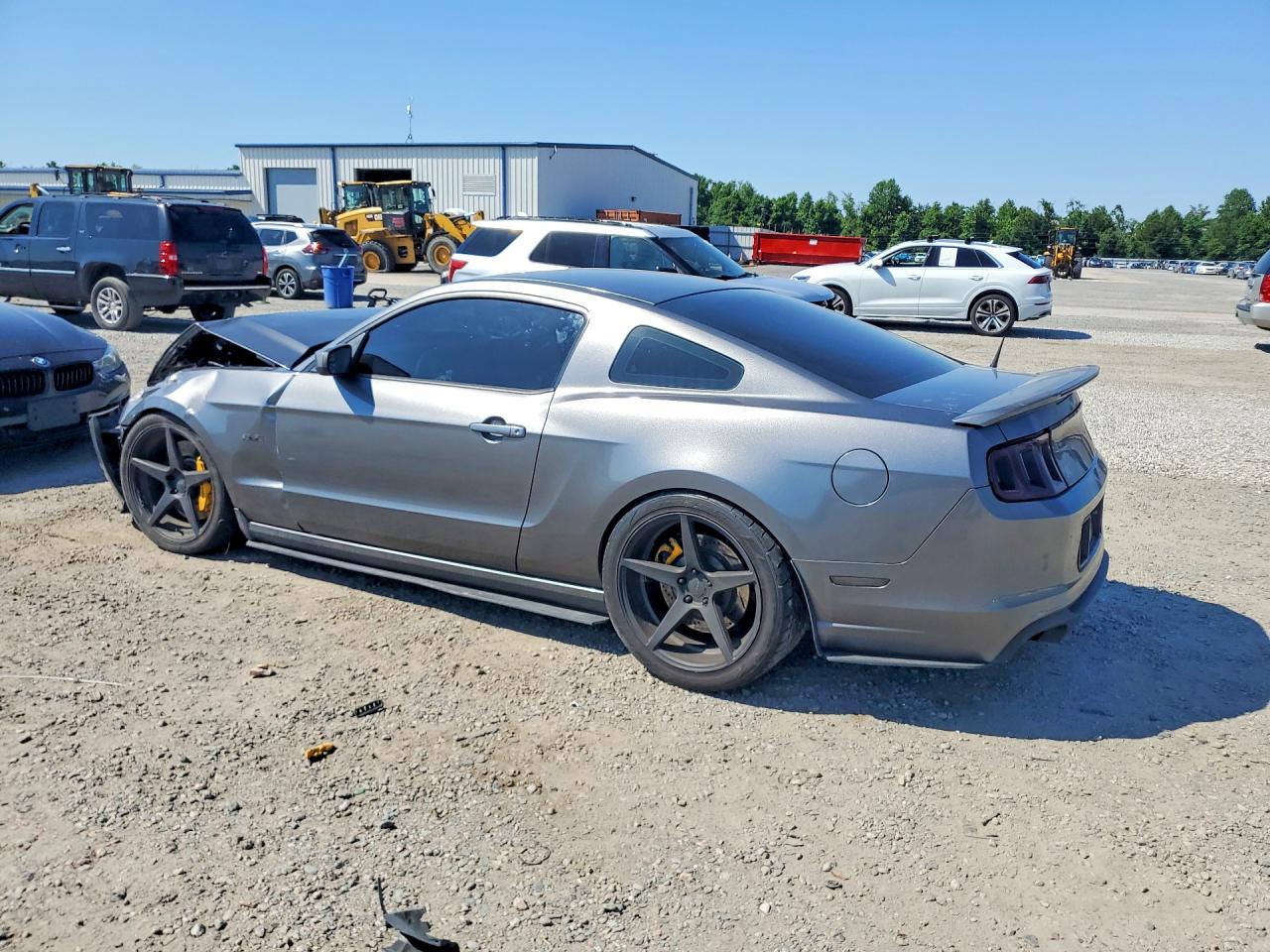 2014 Ford Mustang Gt Gray vin: 1ZVBP8CF5E5319243