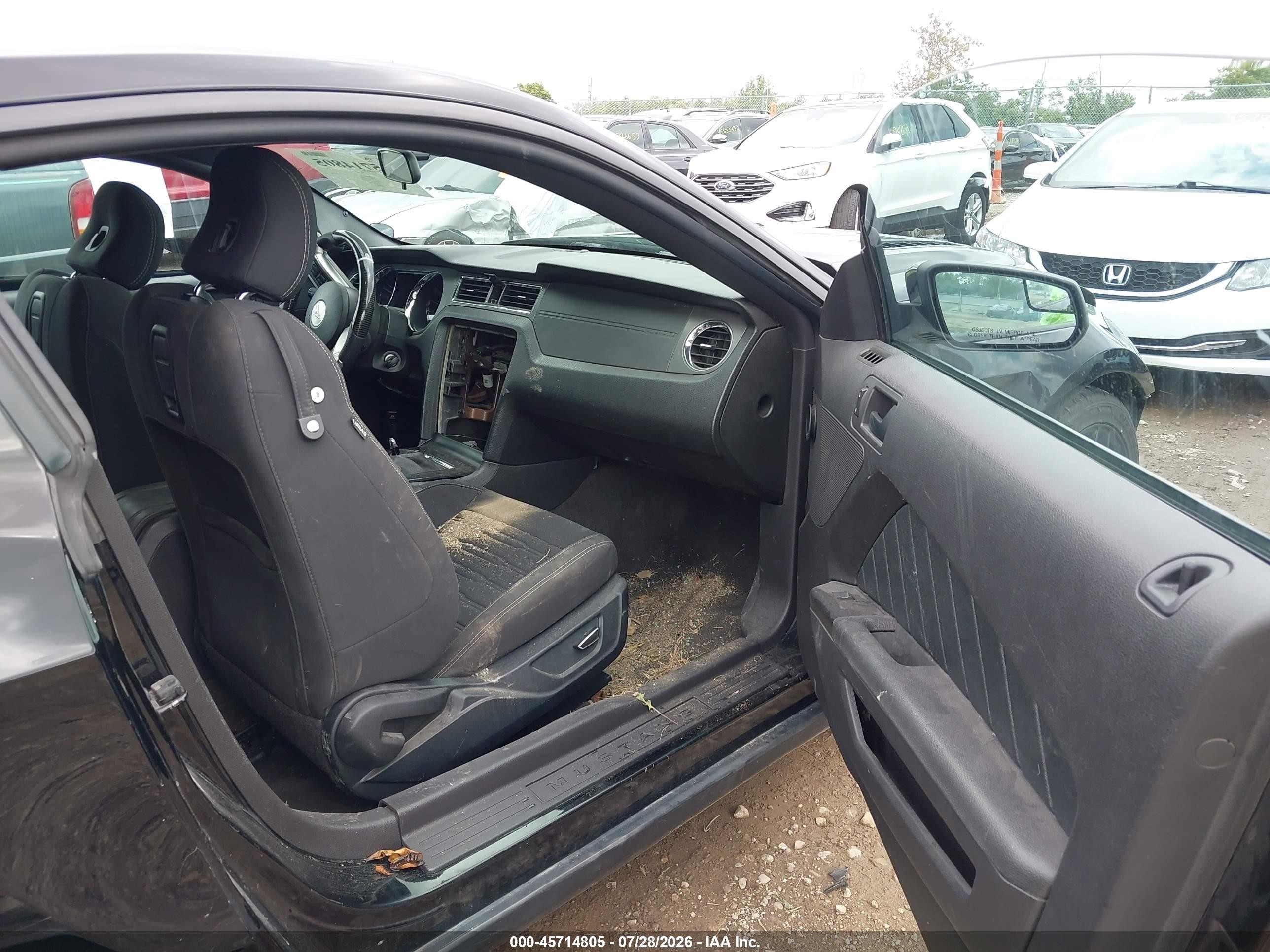 2011 Ford Mustang Gt Black vin: 1ZVBP8CF6B5110041