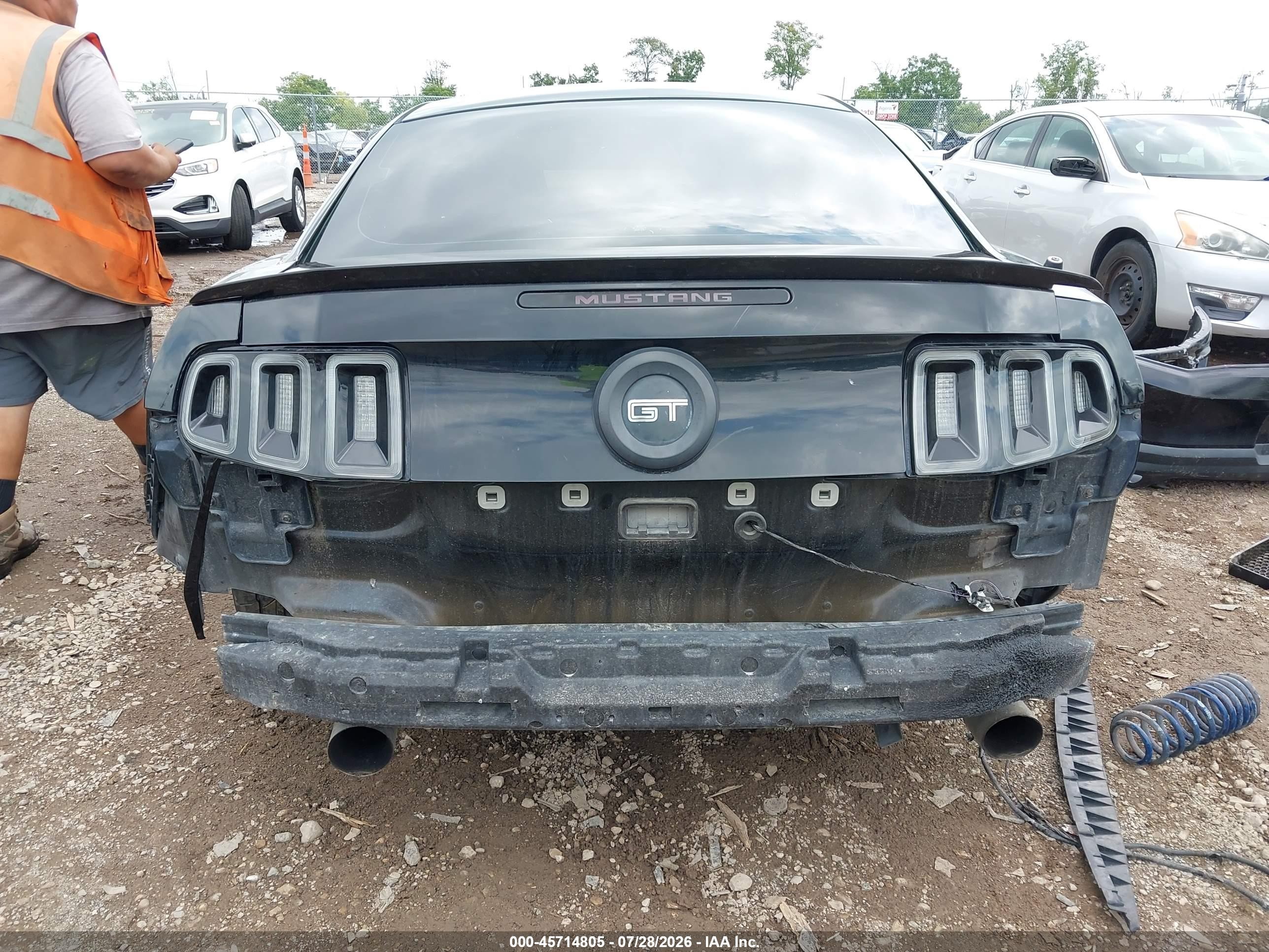 2011 Ford Mustang Gt Black vin: 1ZVBP8CF6B5110041