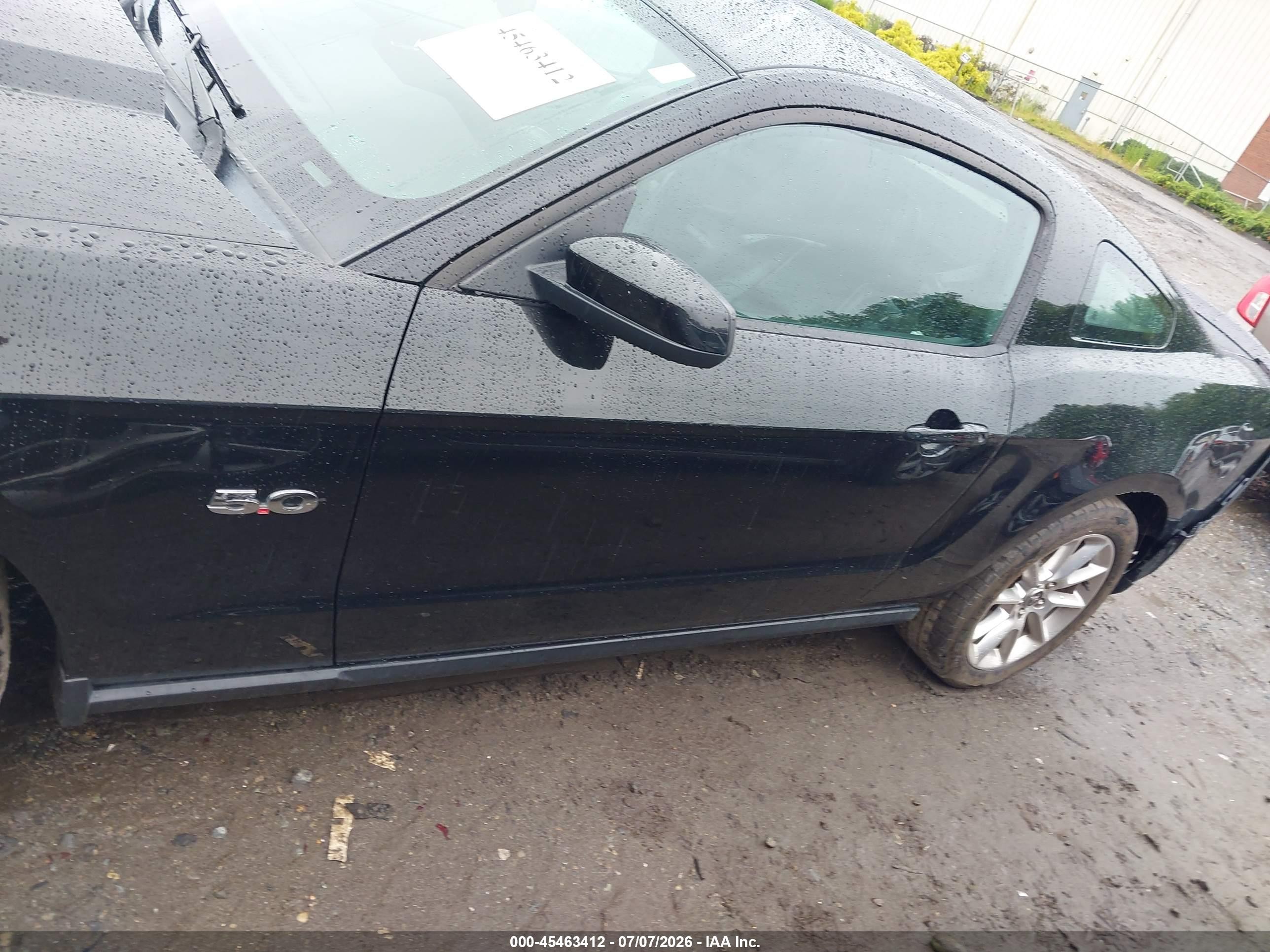2011 Ford Mustang Gt/gt Premium Black vin: 1ZVBP8CF6B5121394