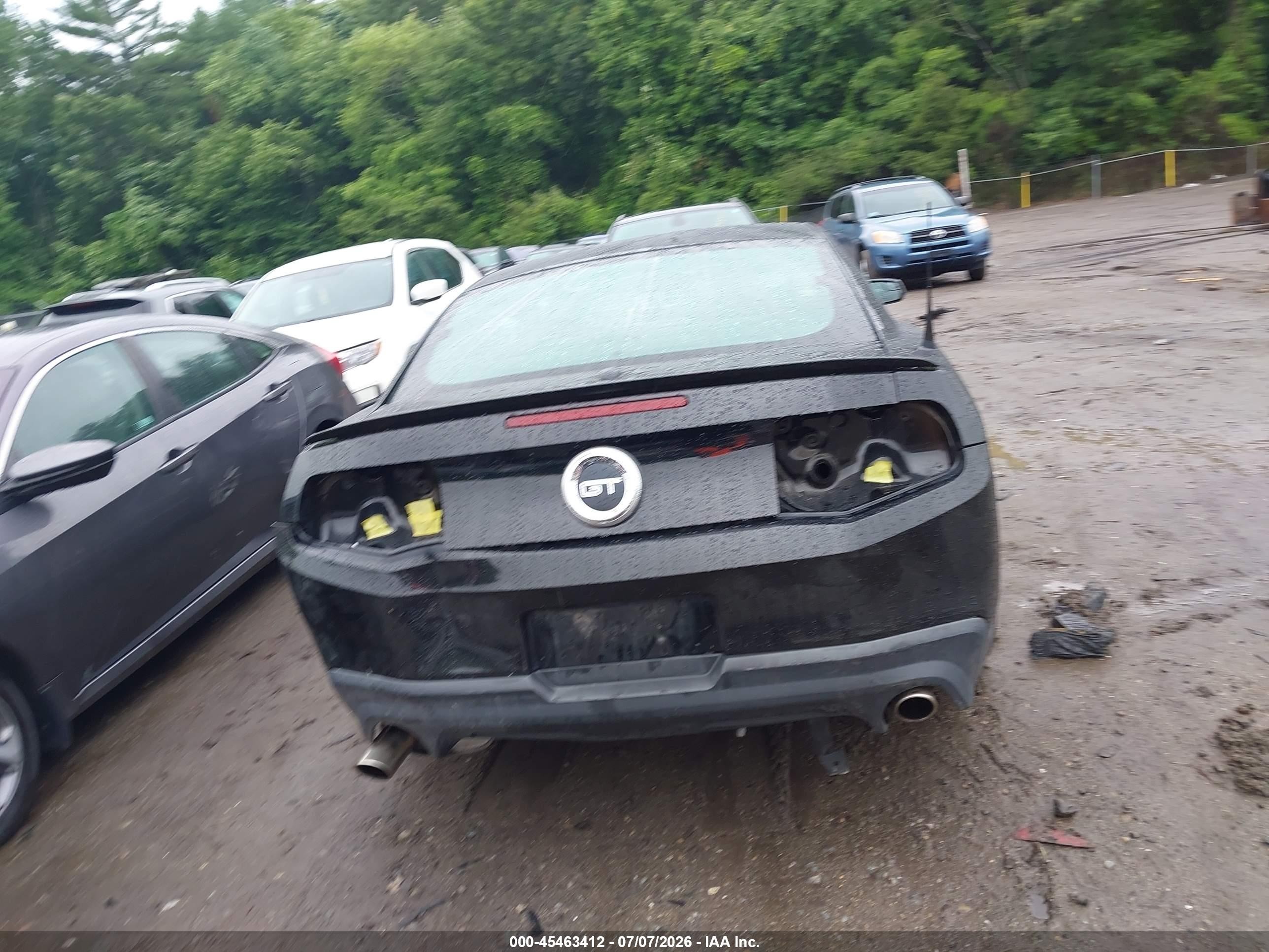 2011 Ford Mustang Gt/gt Premium Black vin: 1ZVBP8CF6B5121394