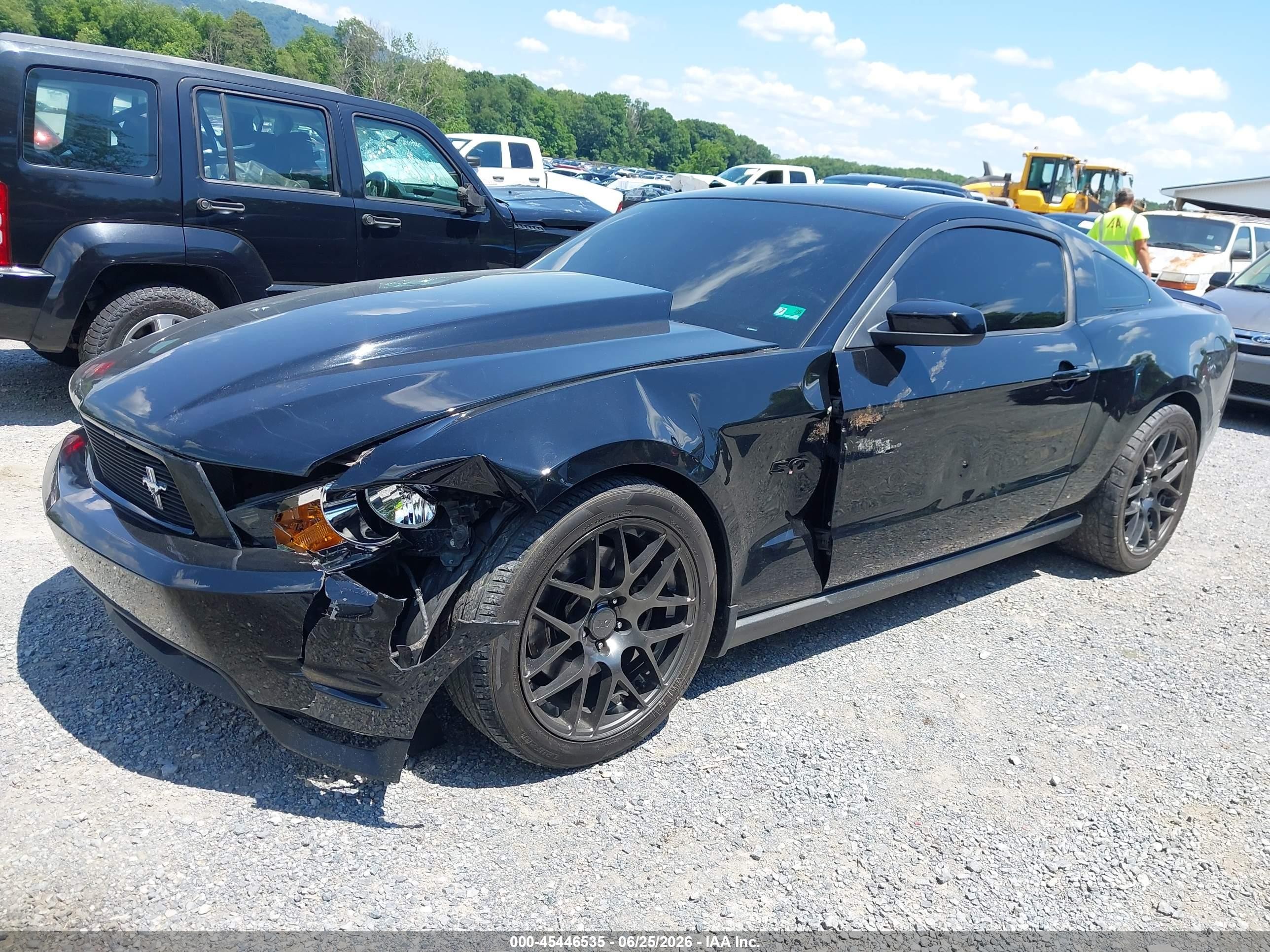 2011 Ford Mustang Gt/gt Premium Black vin: 1ZVBP8CF6B5142939