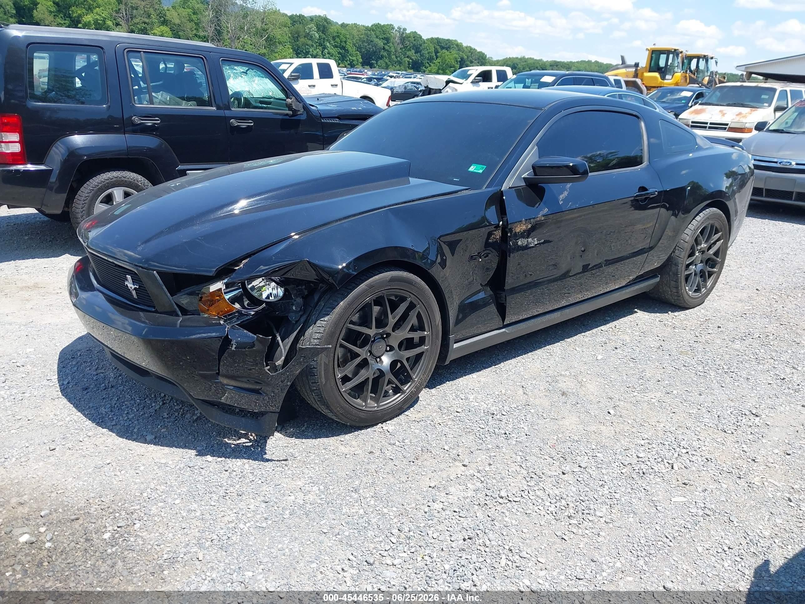 2011 Ford Mustang Gt/gt Premium Black vin: 1ZVBP8CF6B5142939