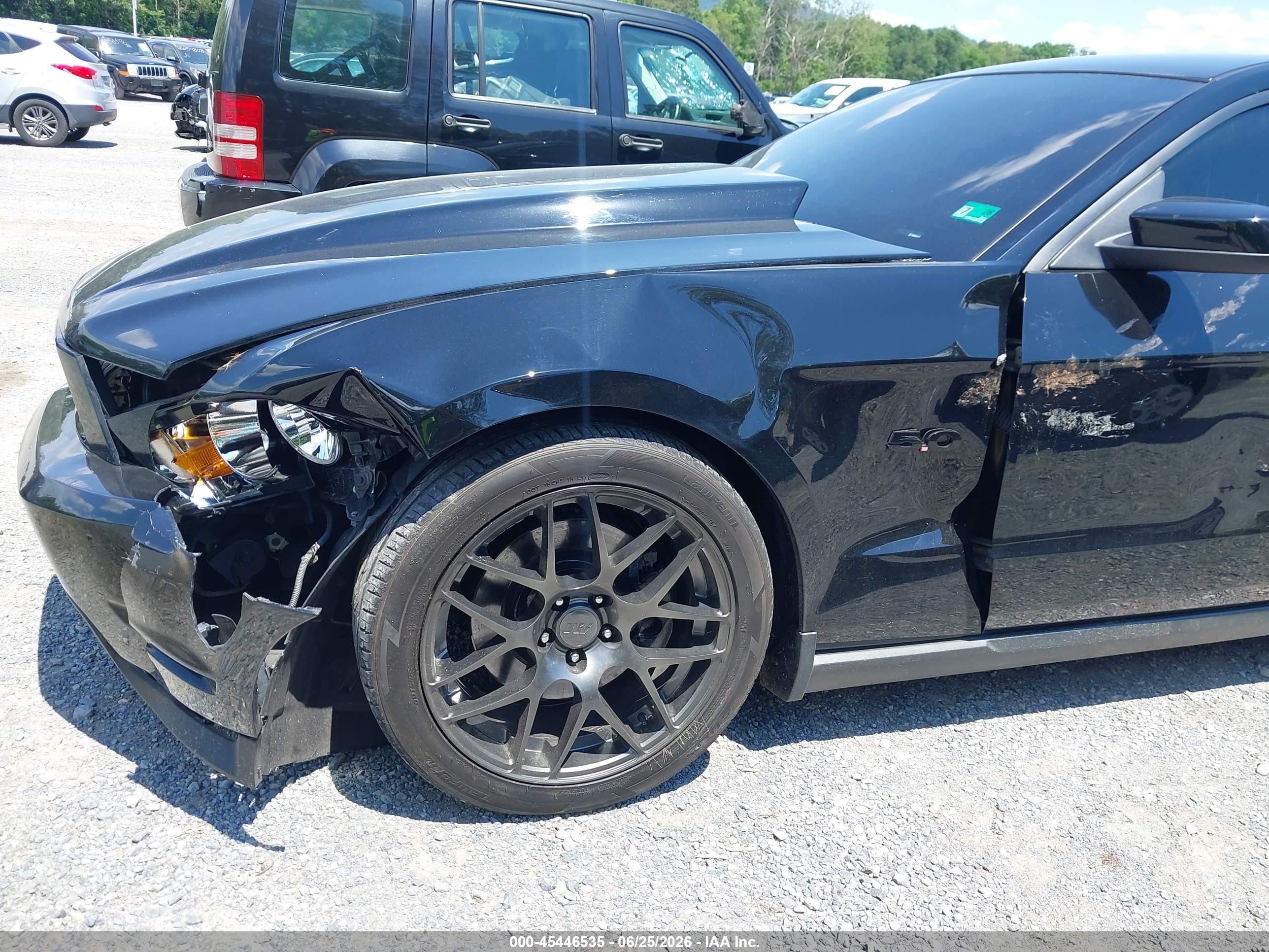 2011 Ford Mustang Gt/gt Premium Black vin: 1ZVBP8CF6B5142939