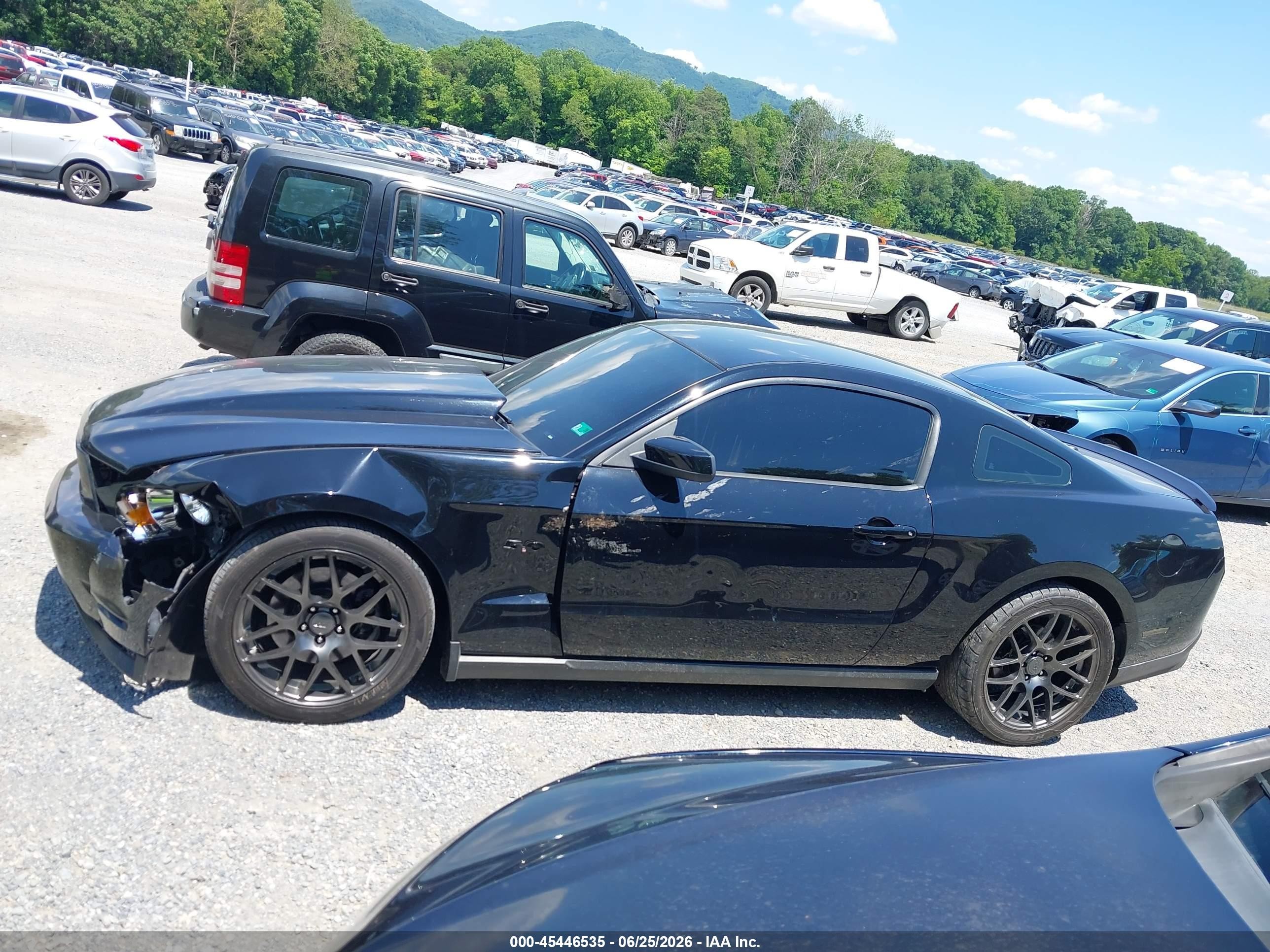 2011 Ford Mustang Gt/gt Premium Black vin: 1ZVBP8CF6B5142939