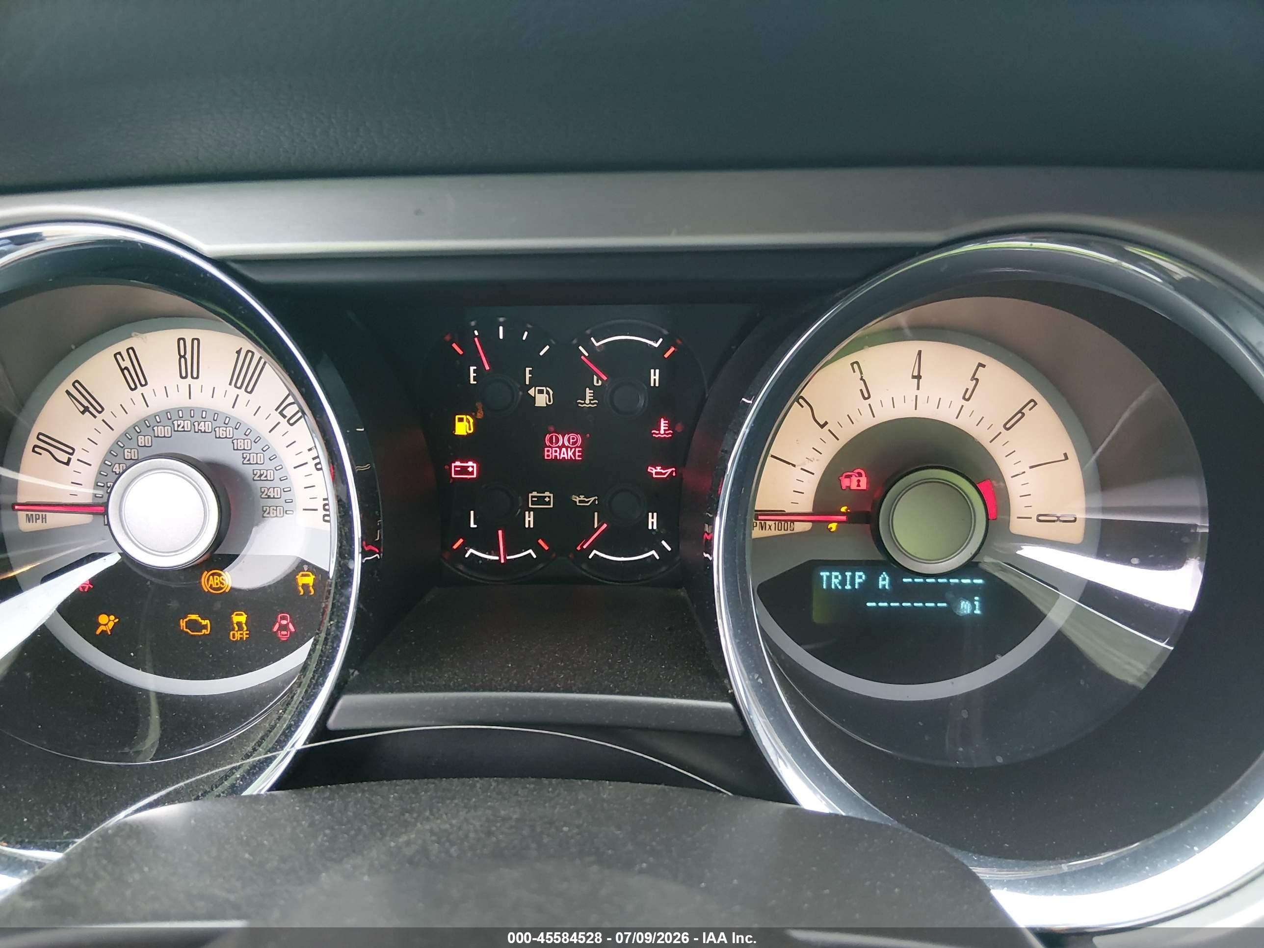 2012 Ford Mustang Gt Premium Красный vin: 1ZVBP8CF6C5247630