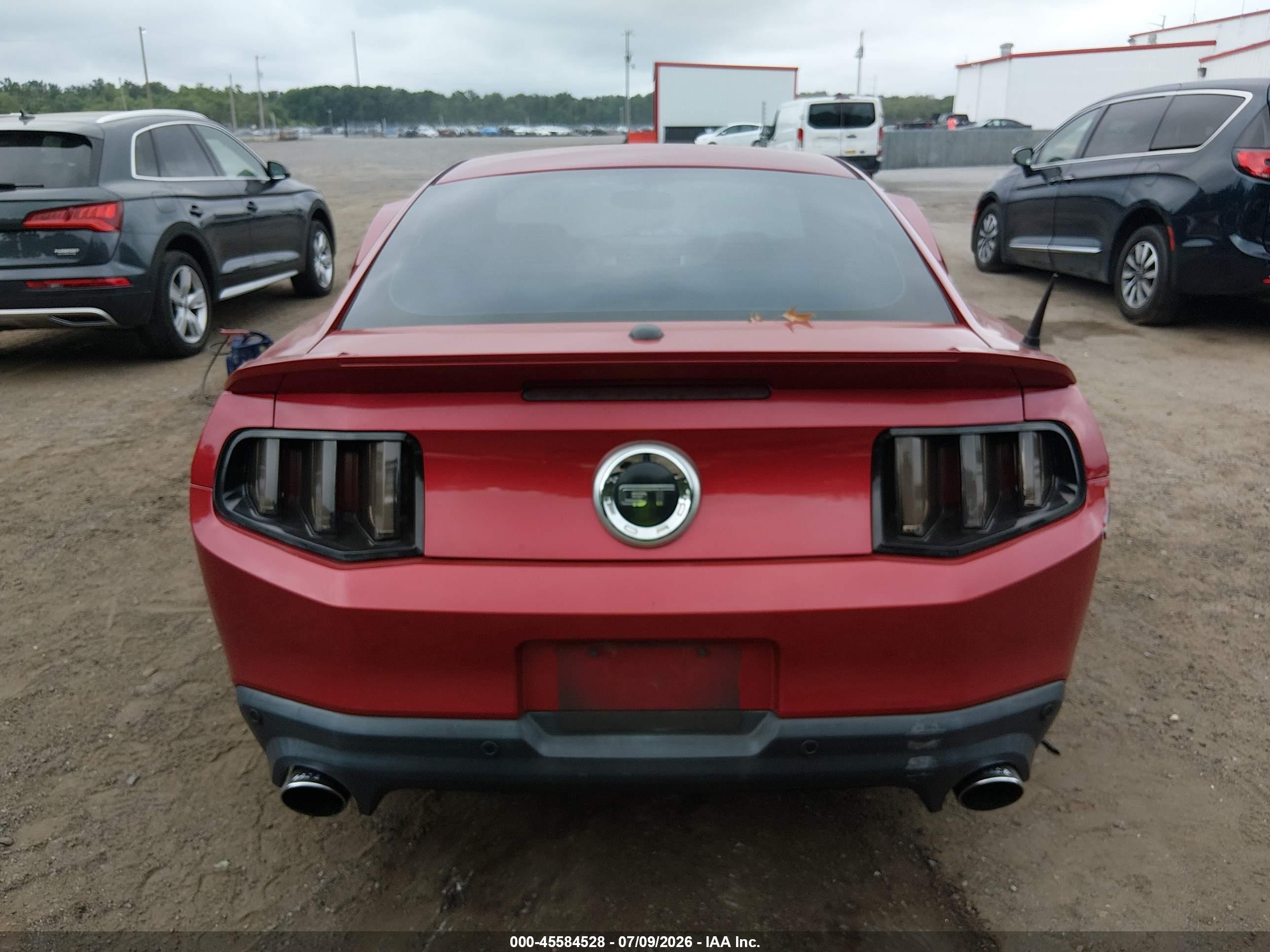 2012 Ford Mustang Gt Premium Красный vin: 1ZVBP8CF6C5247630
