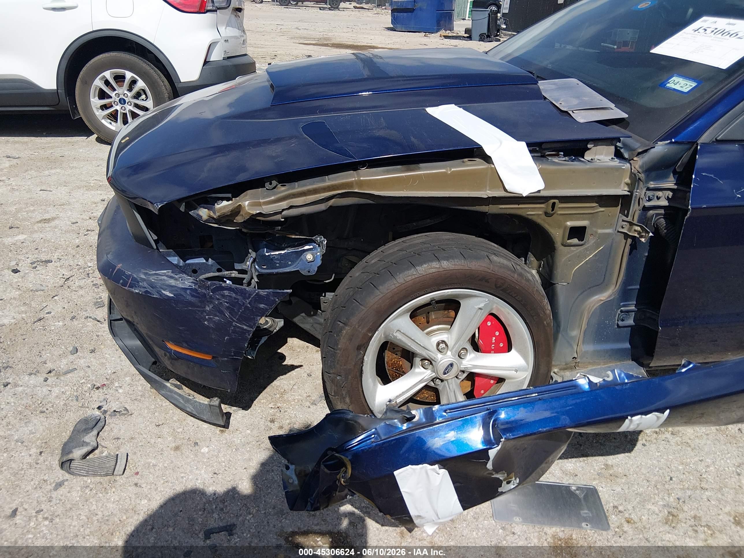 2012 Ford Mustang Gt Premium Blue vin: 1ZVBP8CF6C5252701