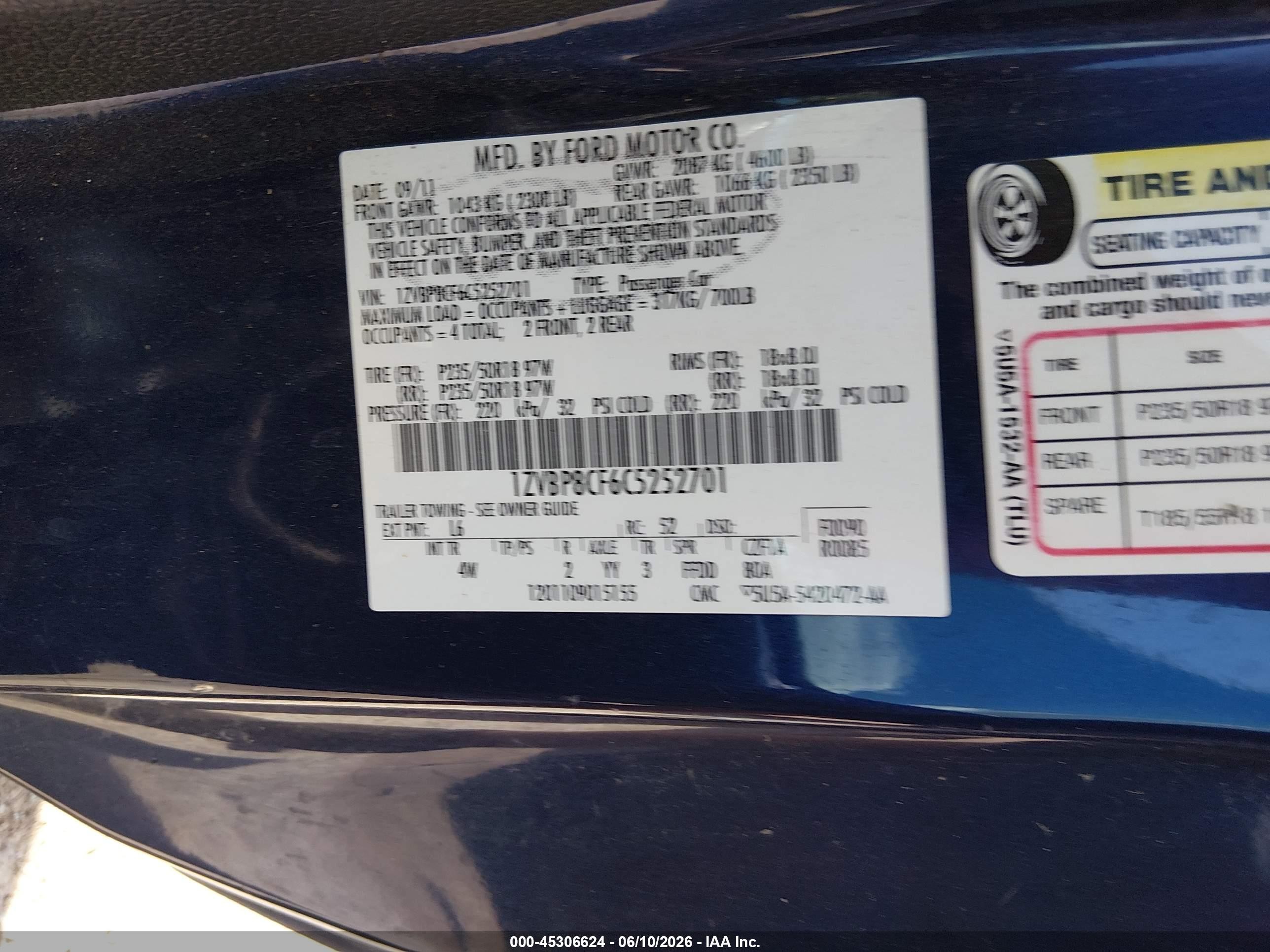2012 Ford Mustang Gt Premium Blue vin: 1ZVBP8CF6C5252701