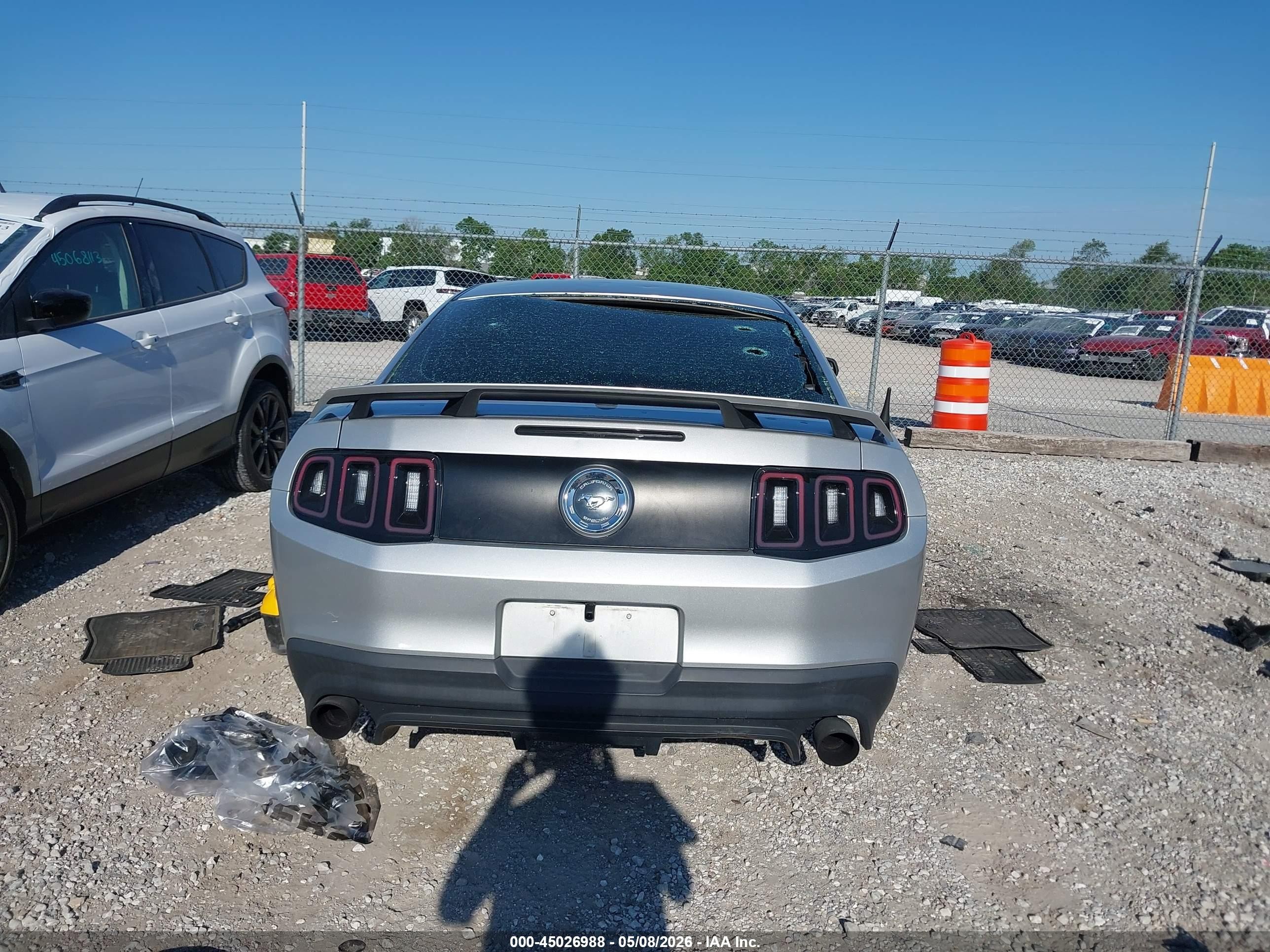 2012 Ford Mustang Gt Premium Gray vin: 1ZVBP8CF6C5252892