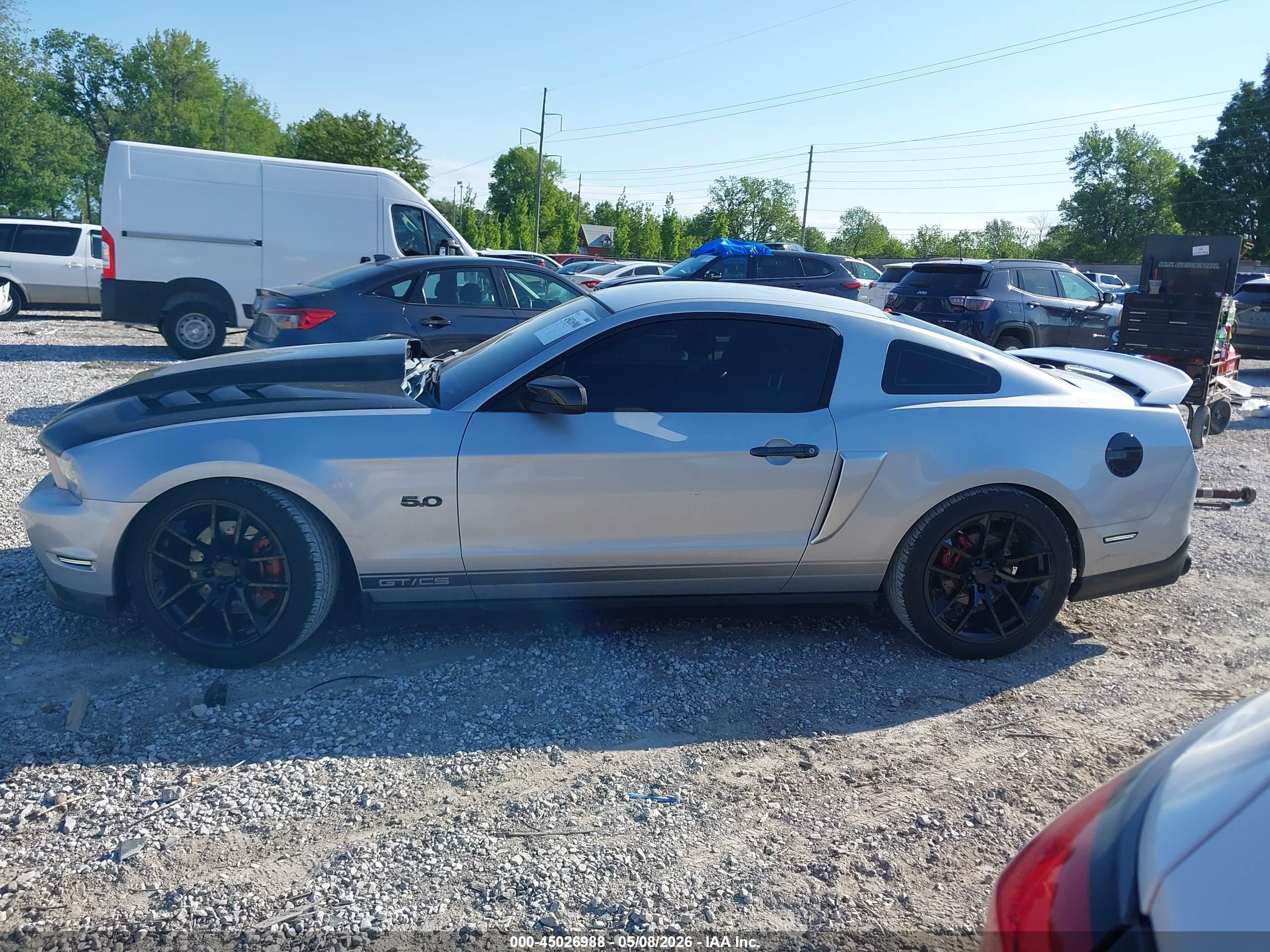 2012 Ford Mustang Gt Premium Gray vin: 1ZVBP8CF6C5252892