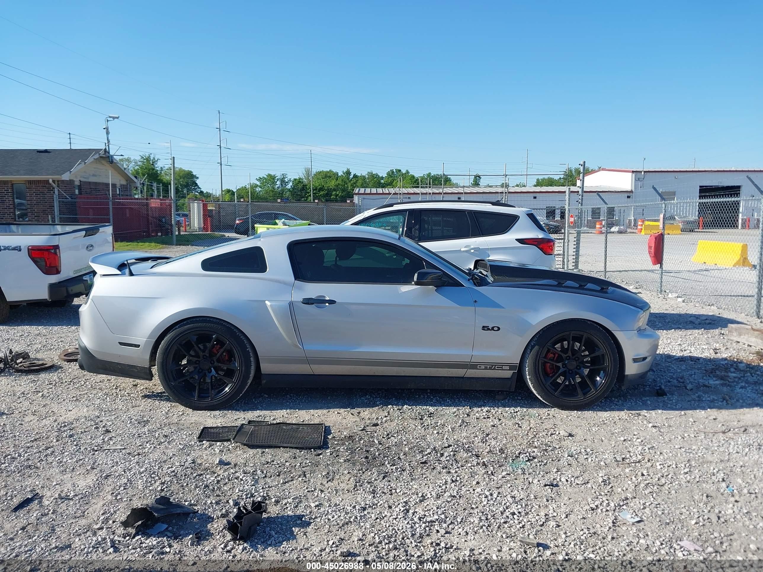 2012 Ford Mustang Gt Premium Gray vin: 1ZVBP8CF6C5252892