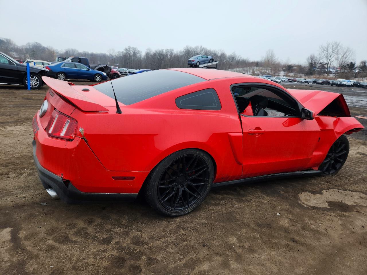 2012 Ford Mustang Gt Красный vin: 1ZVBP8CF6C5273578