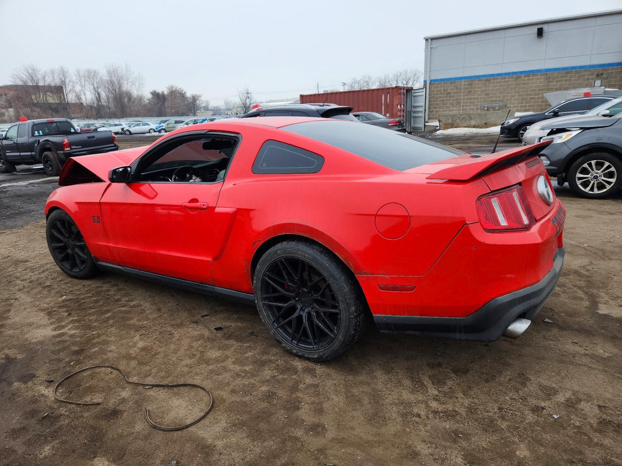 2012 Ford Mustang Gt Красный vin: 1ZVBP8CF6C5273578