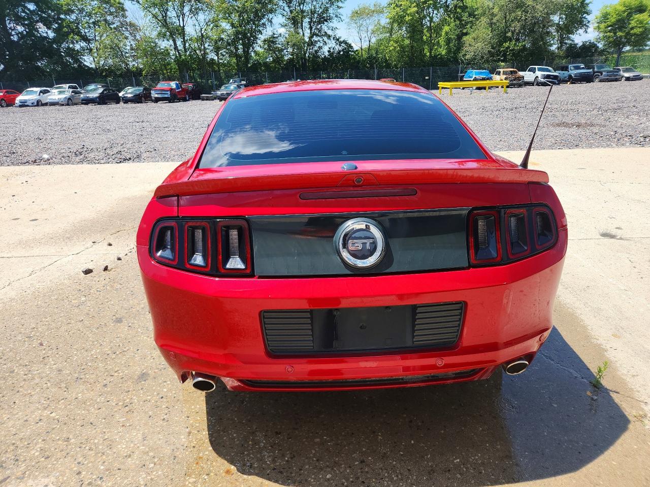 2013 Ford Mustang Gt Red vin: 1ZVBP8CF6D5245006