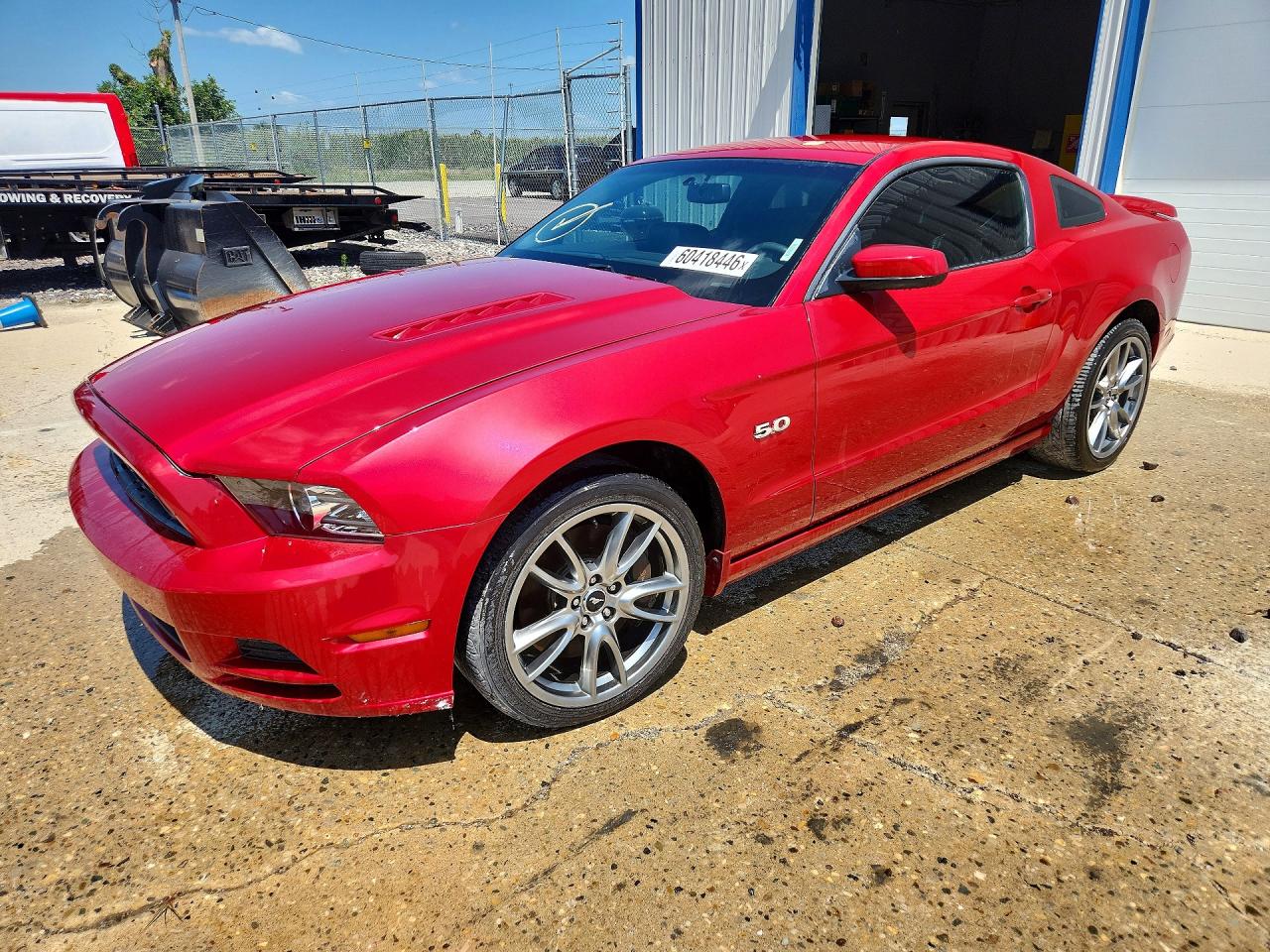 2013 Ford Mustang Gt Red vin: 1ZVBP8CF6D5245006