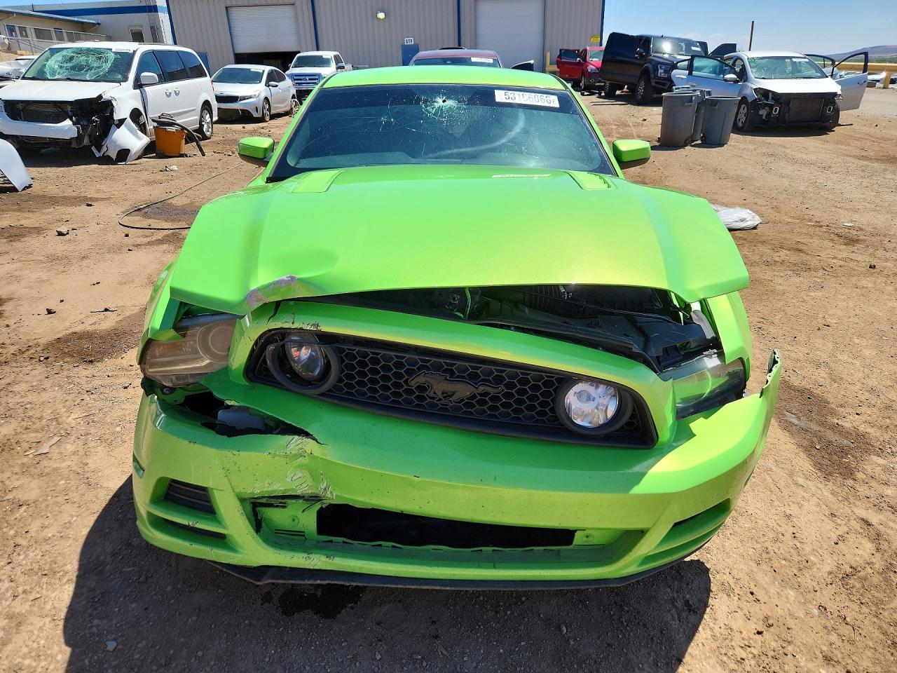 2013 Ford Mustang Gt Green vin: 1ZVBP8CF6D5246446