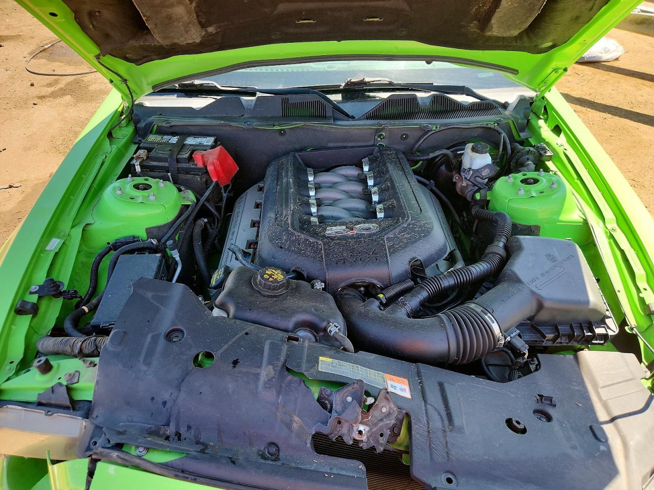 2013 Ford Mustang Gt Green vin: 1ZVBP8CF6D5246446