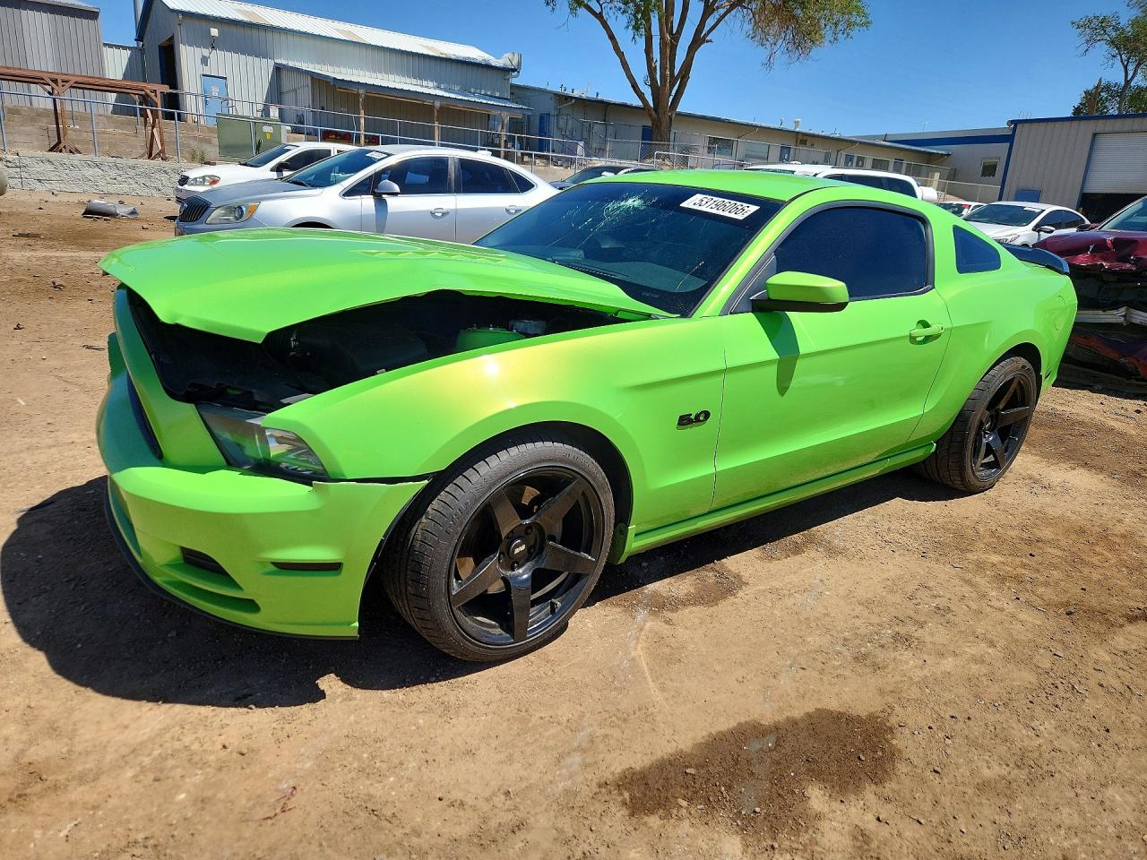 2013 Ford Mustang Gt Green vin: 1ZVBP8CF6D5246446