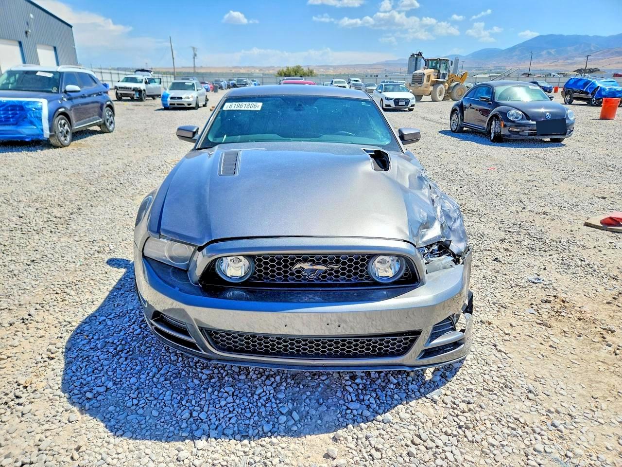 2013 Ford Mustang Gt Gray vin: 1ZVBP8CF6D5252036