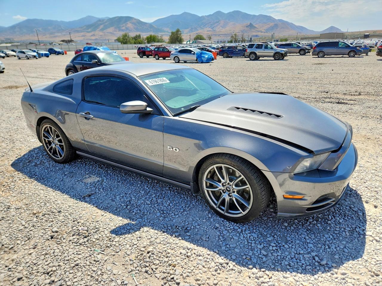 2013 Ford Mustang Gt Gray vin: 1ZVBP8CF6D5252036