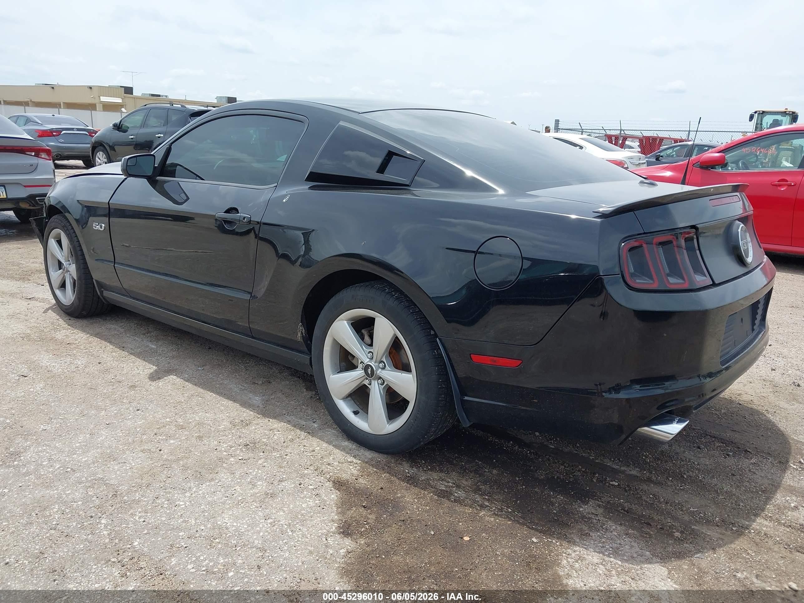 2013 Ford Mustang Gt Premium Black vin: 1ZVBP8CF6D5255129