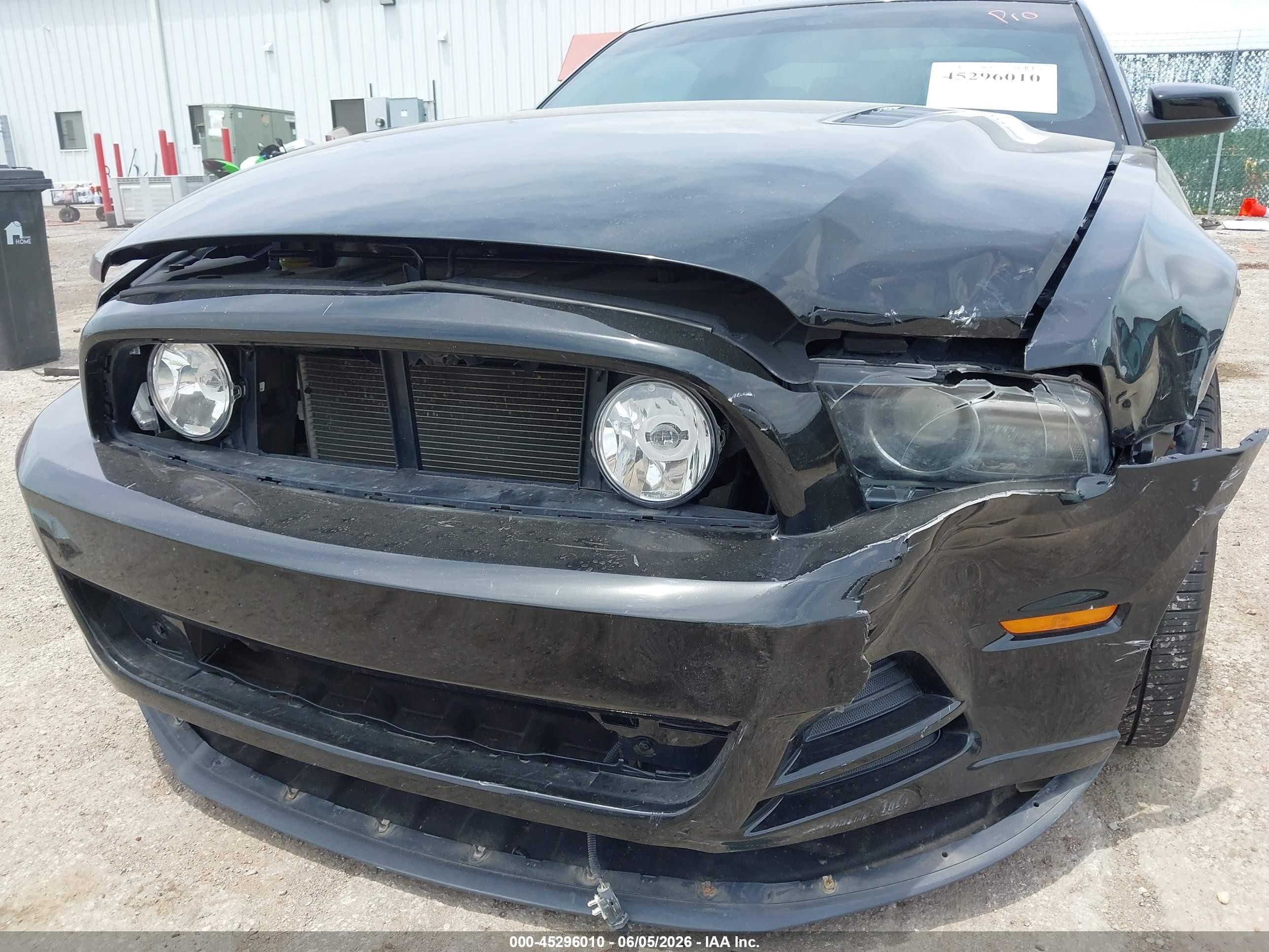 2013 Ford Mustang Gt Premium Black vin: 1ZVBP8CF6D5255129