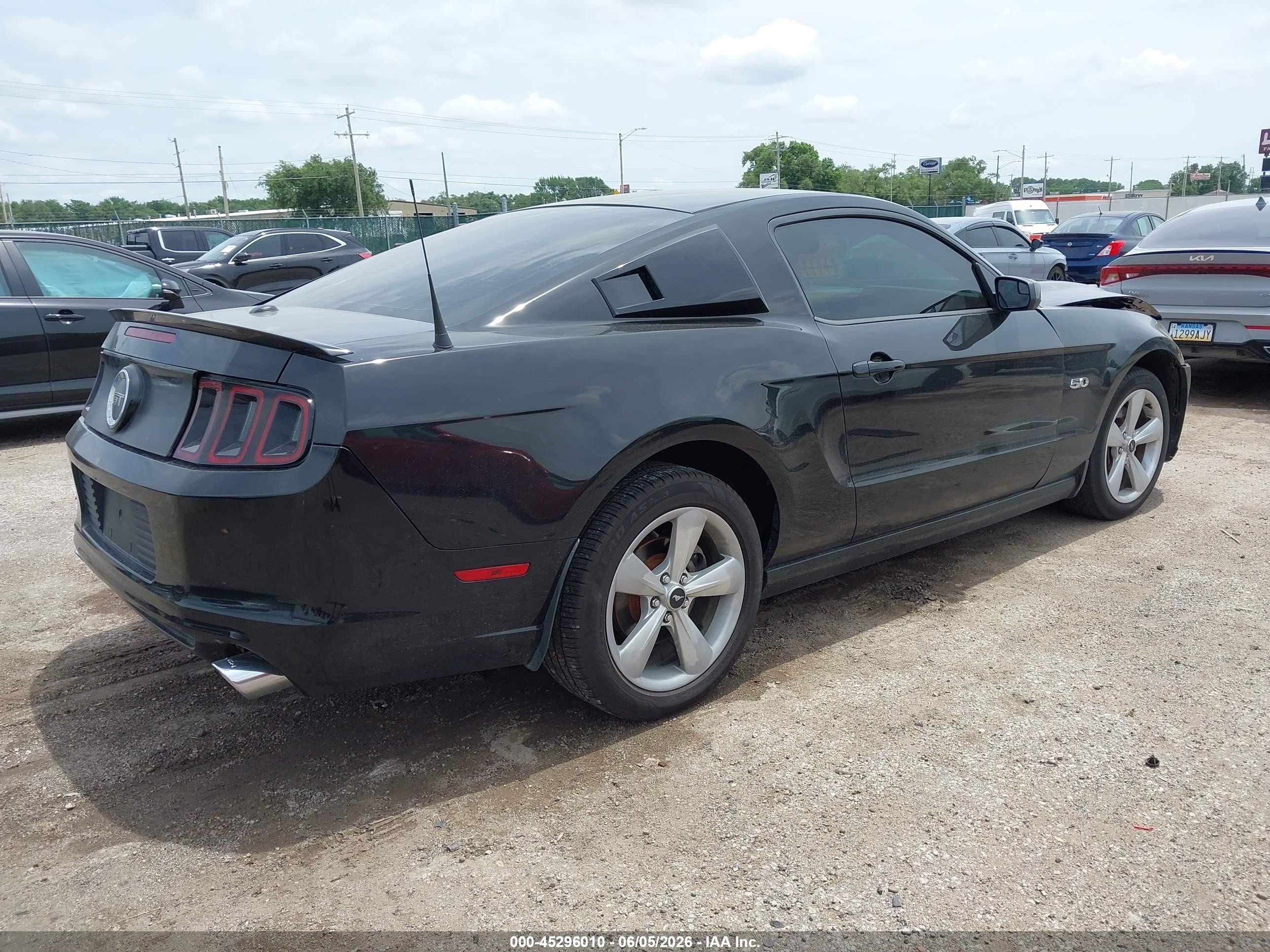 2013 Ford Mustang Gt Premium Black vin: 1ZVBP8CF6D5255129