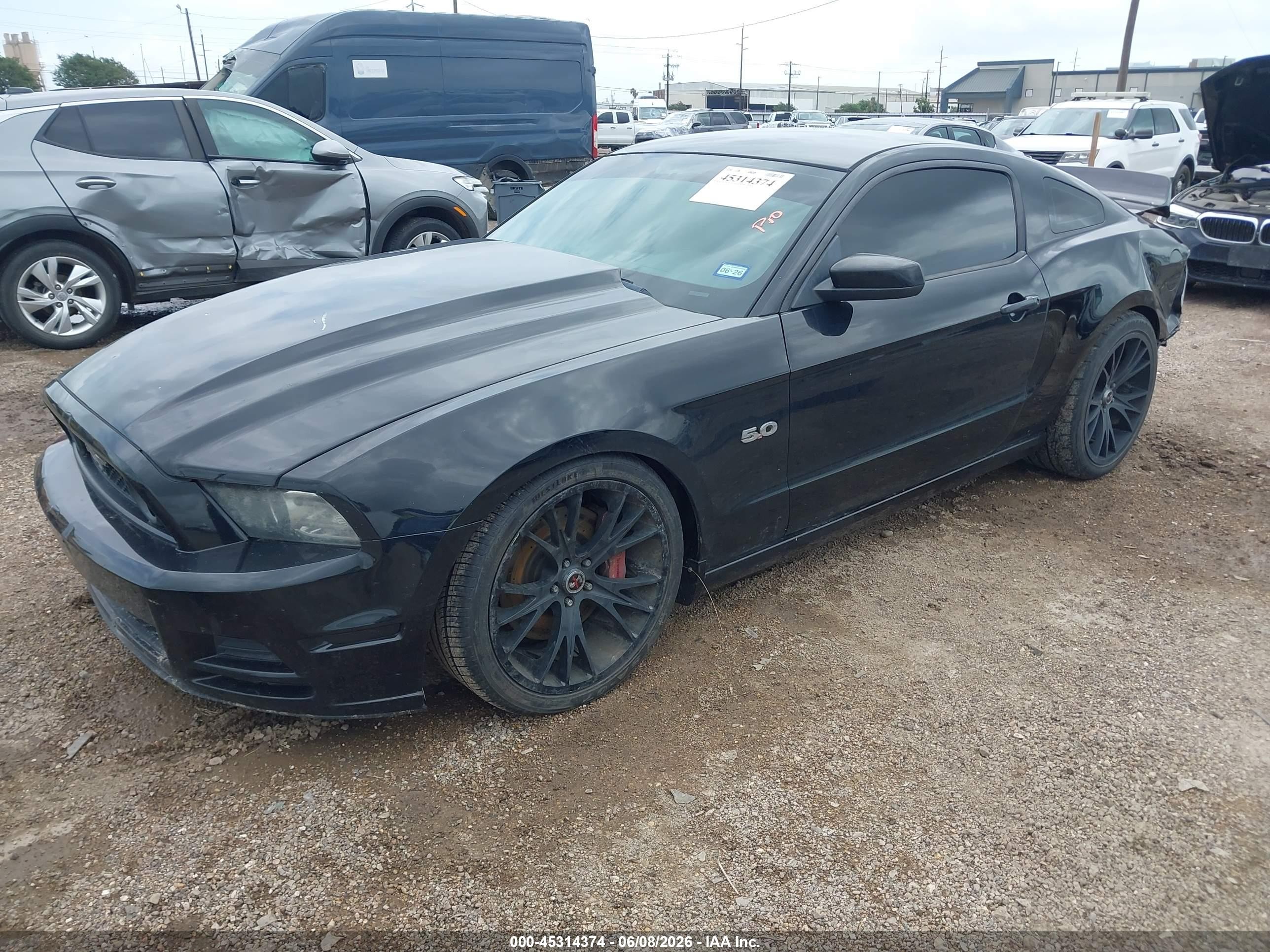 2013 Ford Mustang Gt Premium Black vin: 1ZVBP8CF6D5284307