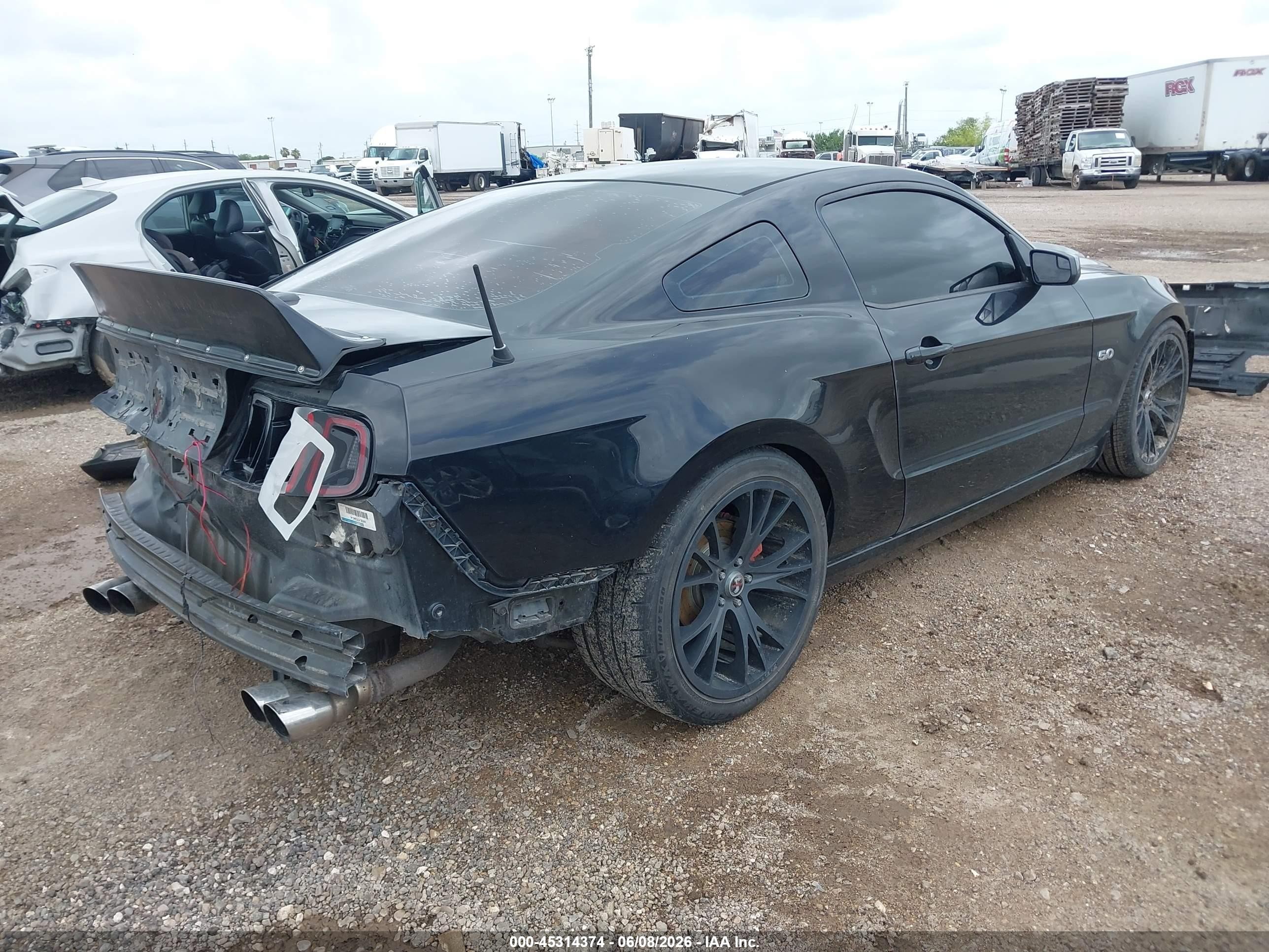 2013 Ford Mustang Gt Premium Black vin: 1ZVBP8CF6D5284307