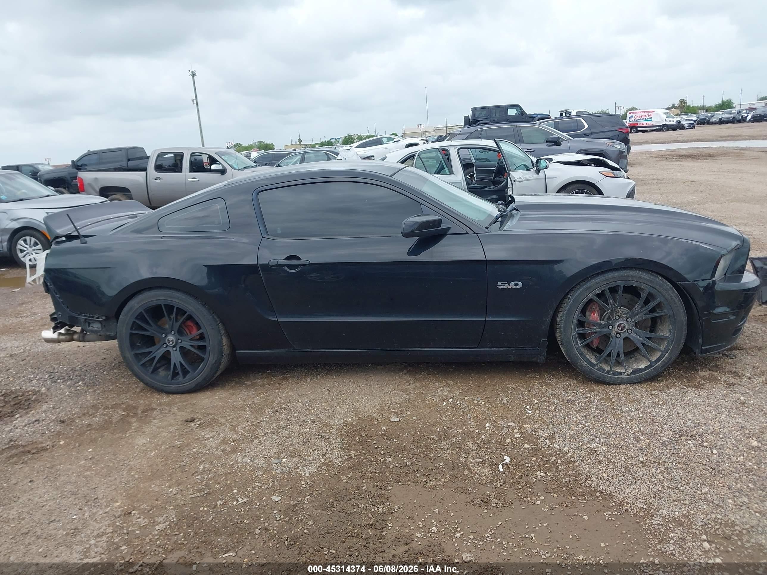 2013 Ford Mustang Gt Premium Black vin: 1ZVBP8CF6D5284307
