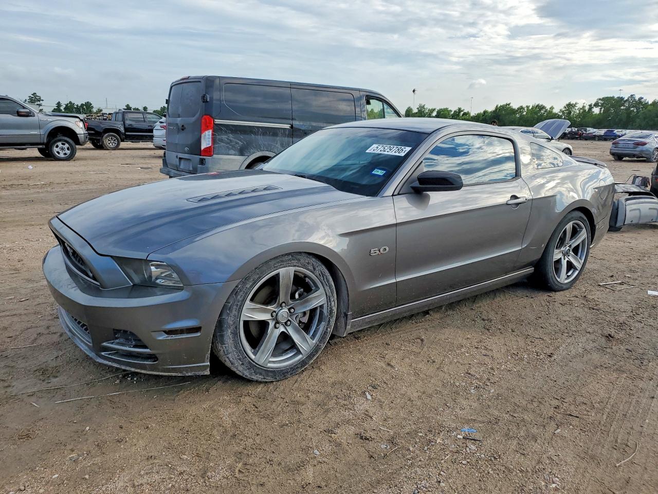2014 Ford Mustang Gt Gray vin: 1ZVBP8CF6E5235416