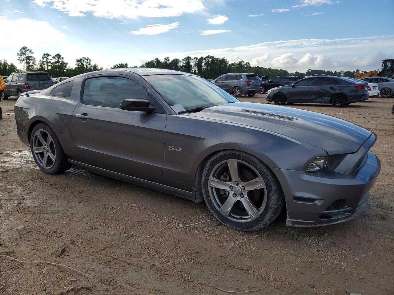 2014 Ford Mustang Gt Gray vin: 1ZVBP8CF6E5235416