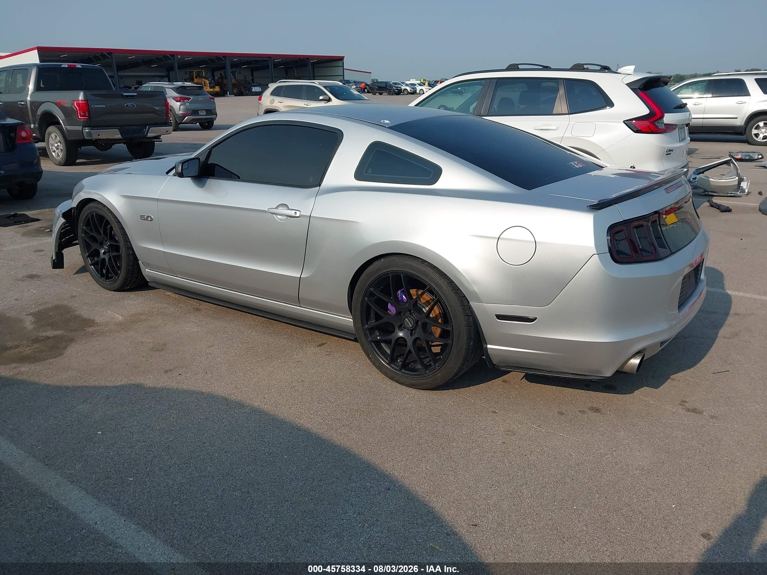 2014 Ford Mustang Gt Серебряный vin: 1ZVBP8CF6E5268657