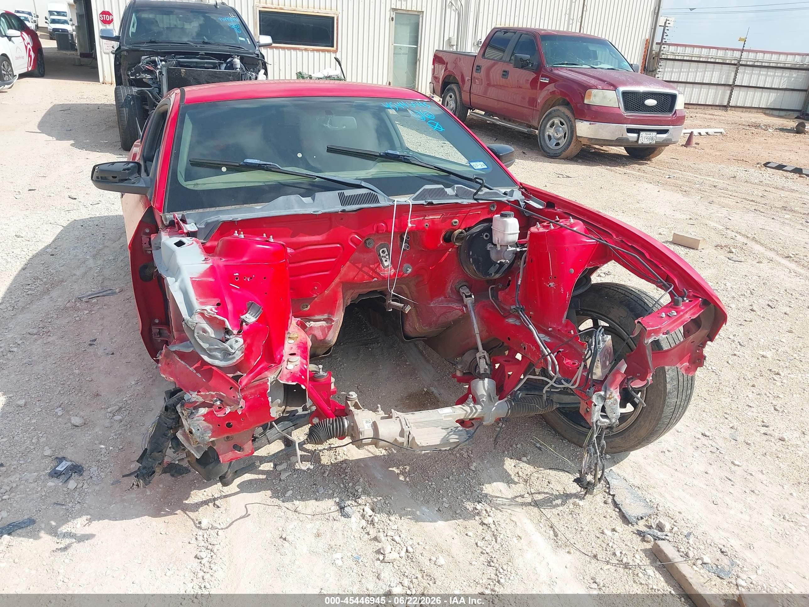 2014 Ford Mustang Gt Red vin: 1ZVBP8CF6E5277813