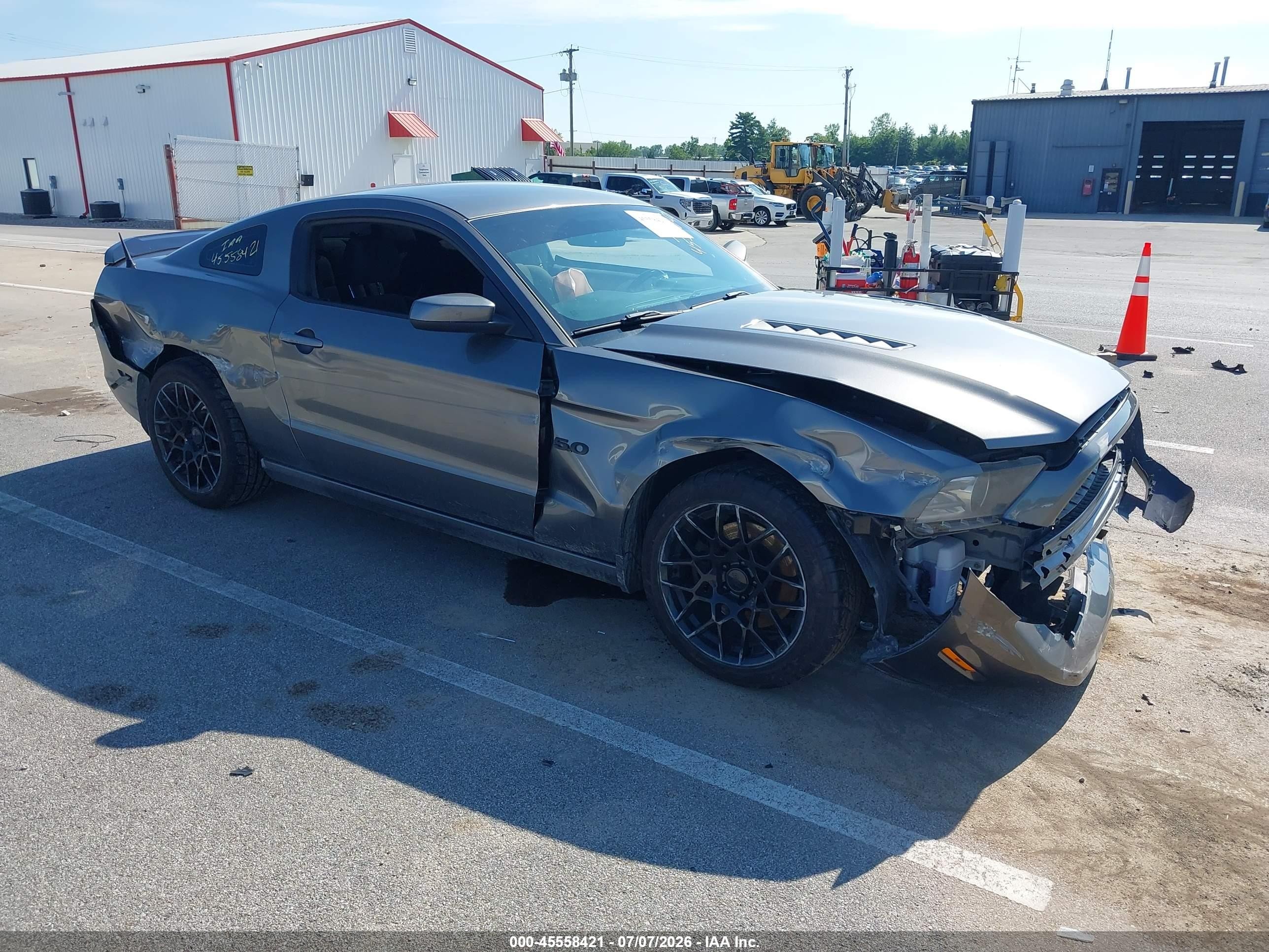 2014 Ford Mustang Gt/gt Premium Gray vin: 1ZVBP8CF6E5286706